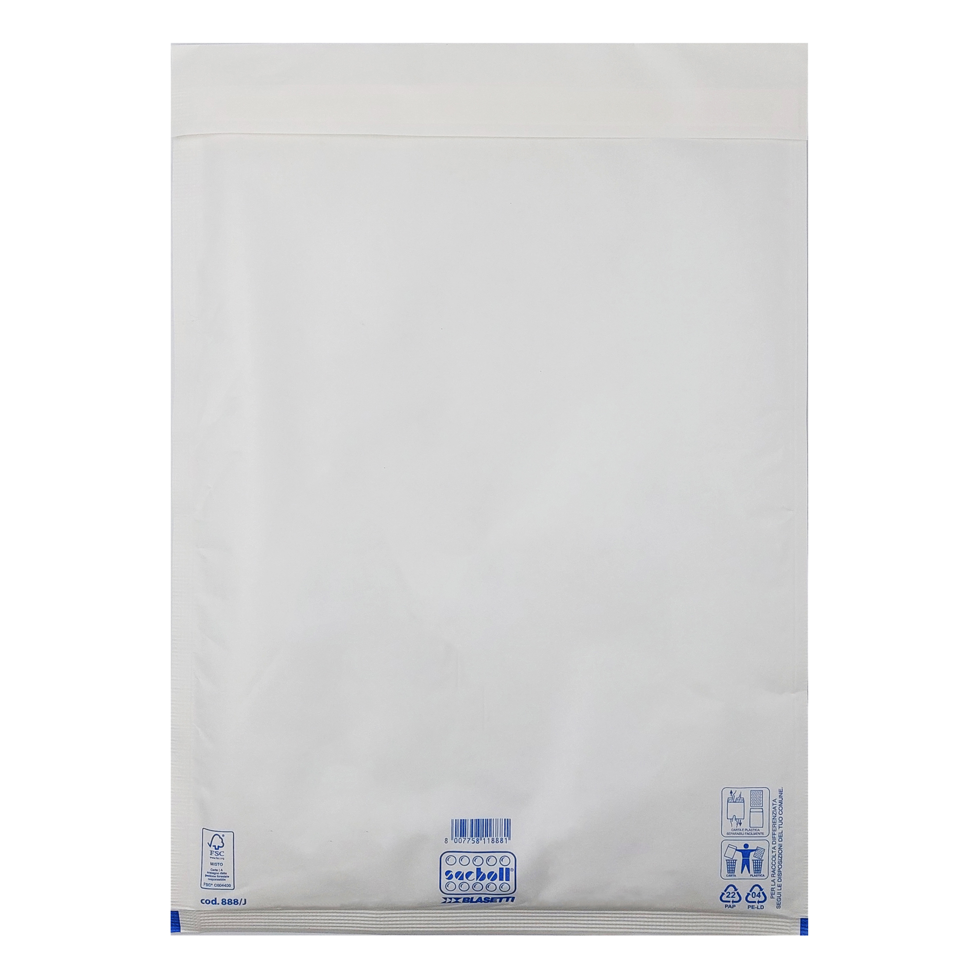 CF10 SACCO IMBOT/BIANCO 32X50CM (FORMATO INTERNO 29X44)