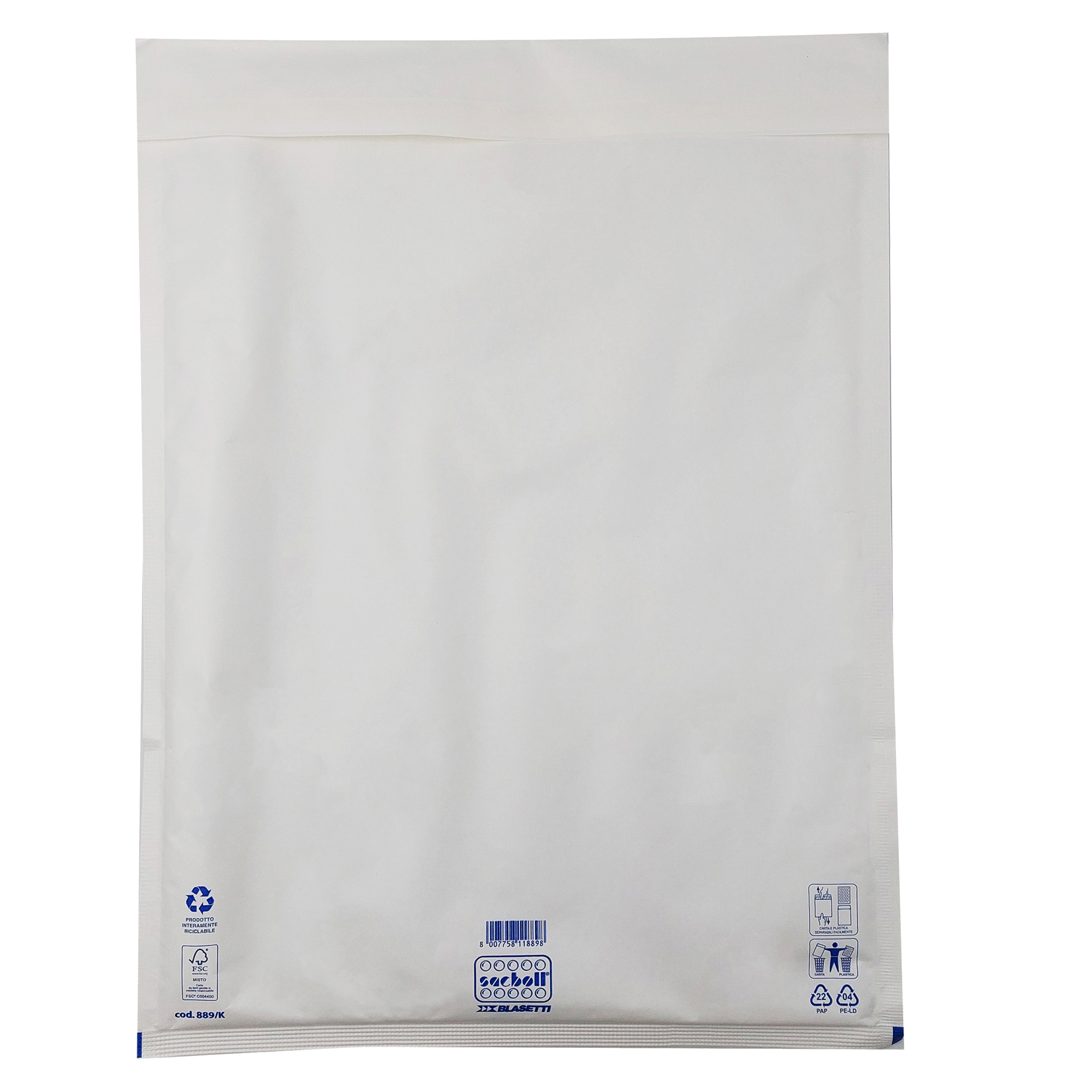 CF10 SACCO IMBOT/BIANCO 37X55CM (FORMATO INTERNO 34X48)
