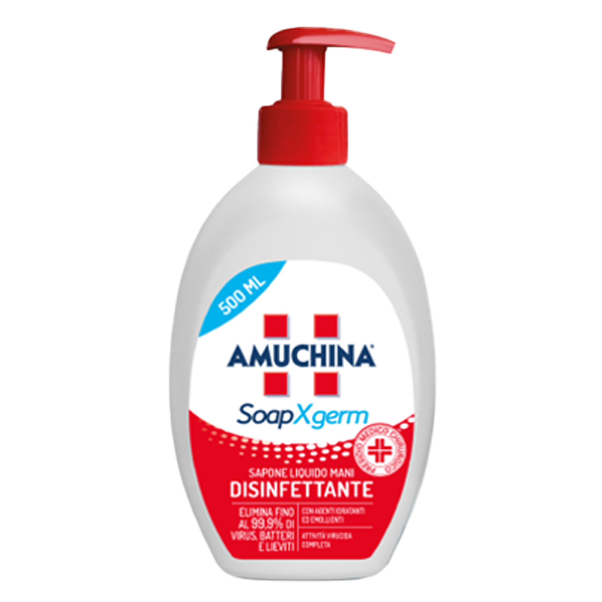 Sapone liquido disinfettante mani SoapXgerm - 500 ml …