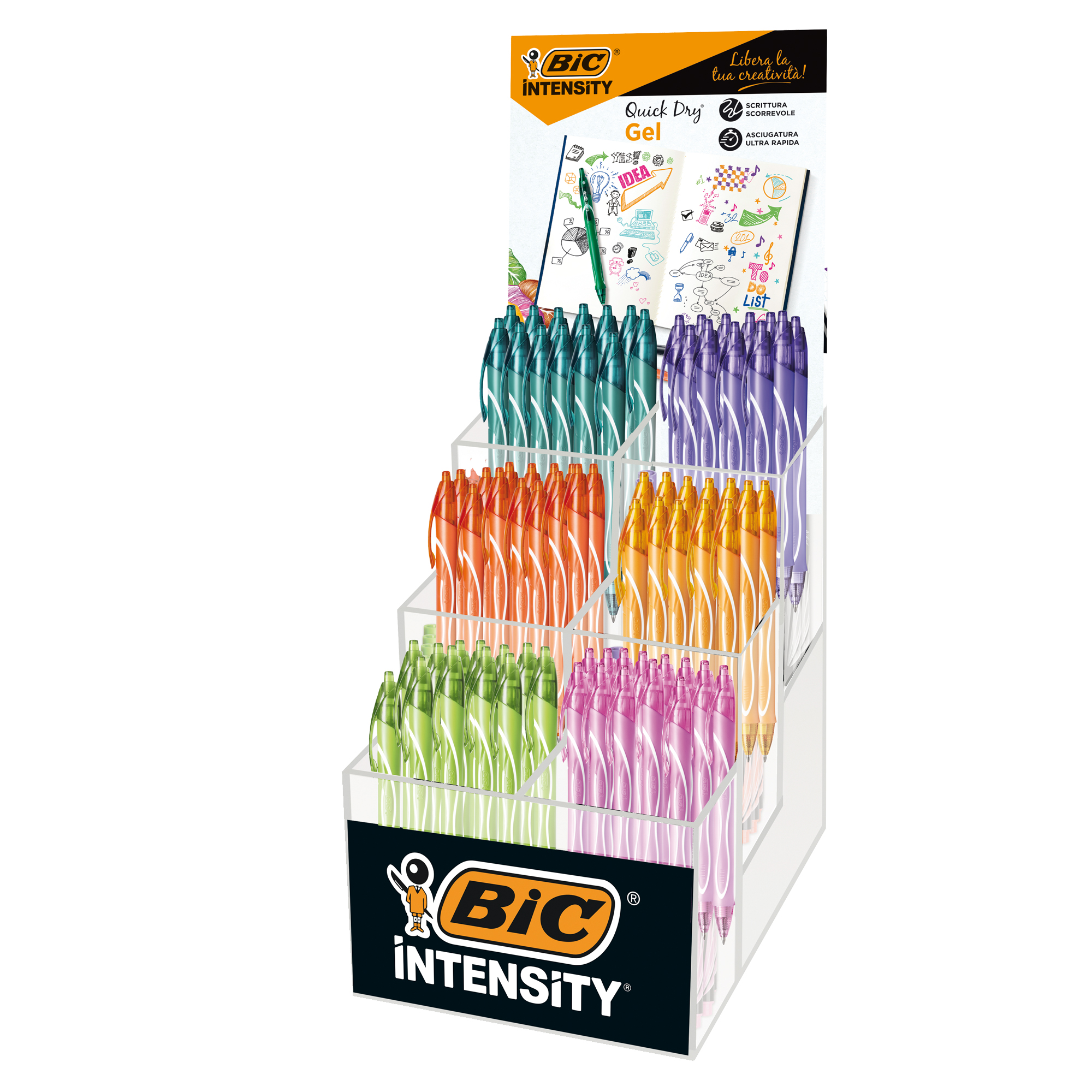 Penna a sfera a scatto Intensity Gel Quick …
