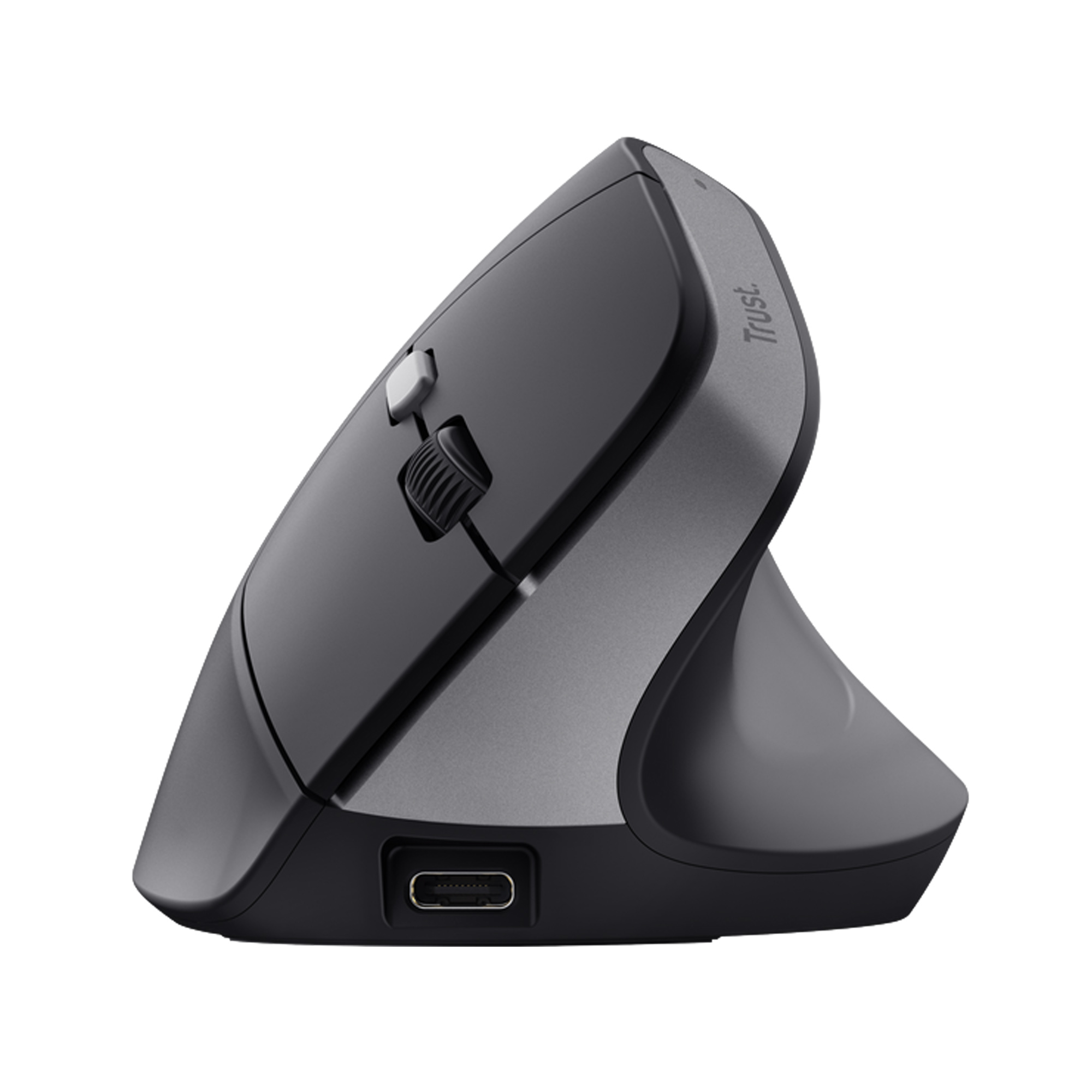 Trust TM-270 - Mouse - ergonomico - per destrorsi - ottica - 6 pulsanti - senza fili - 2.4 GHz - ricevitore wireless USB - nero