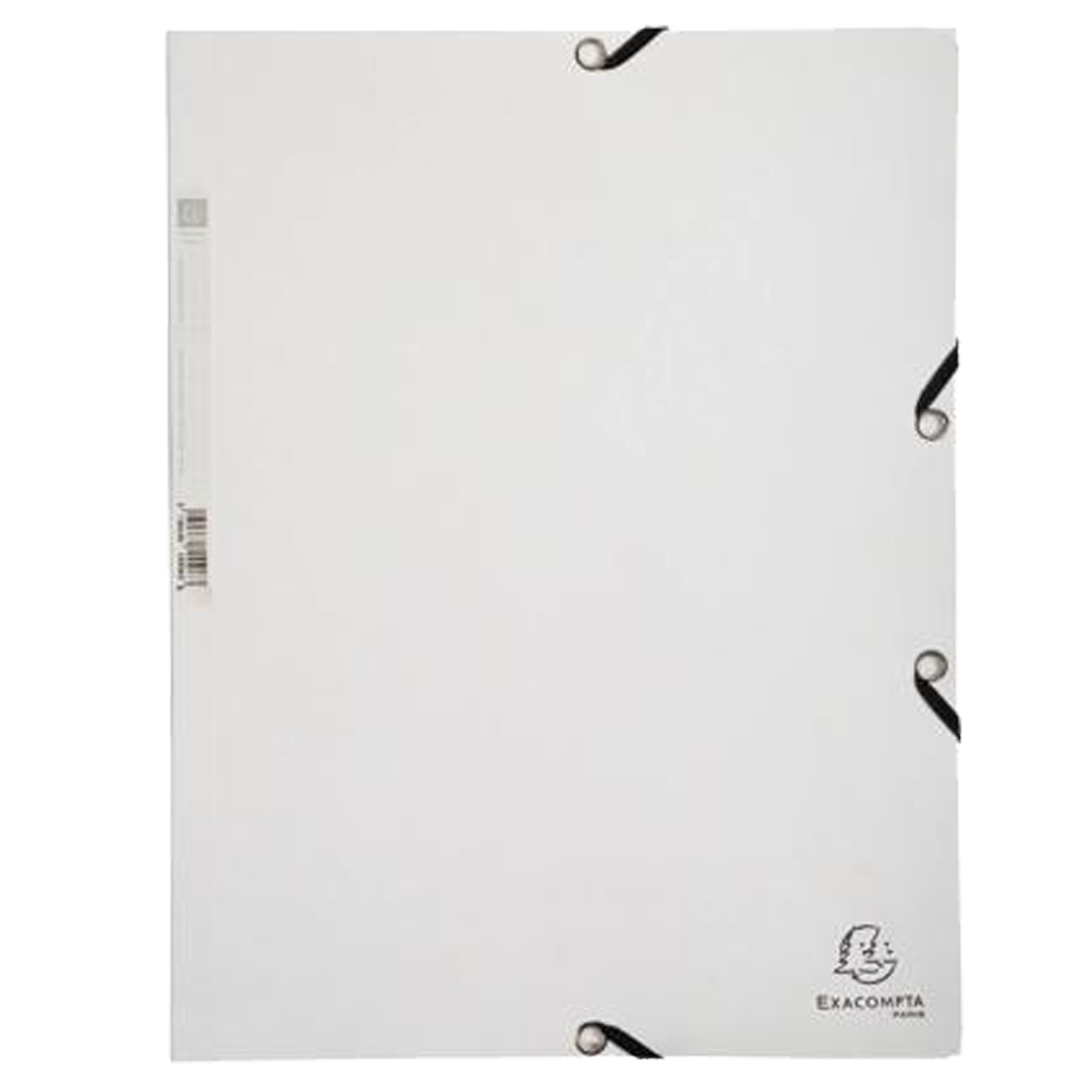 Cartella 3 lembi con elastici A4 Bianco 55506E …