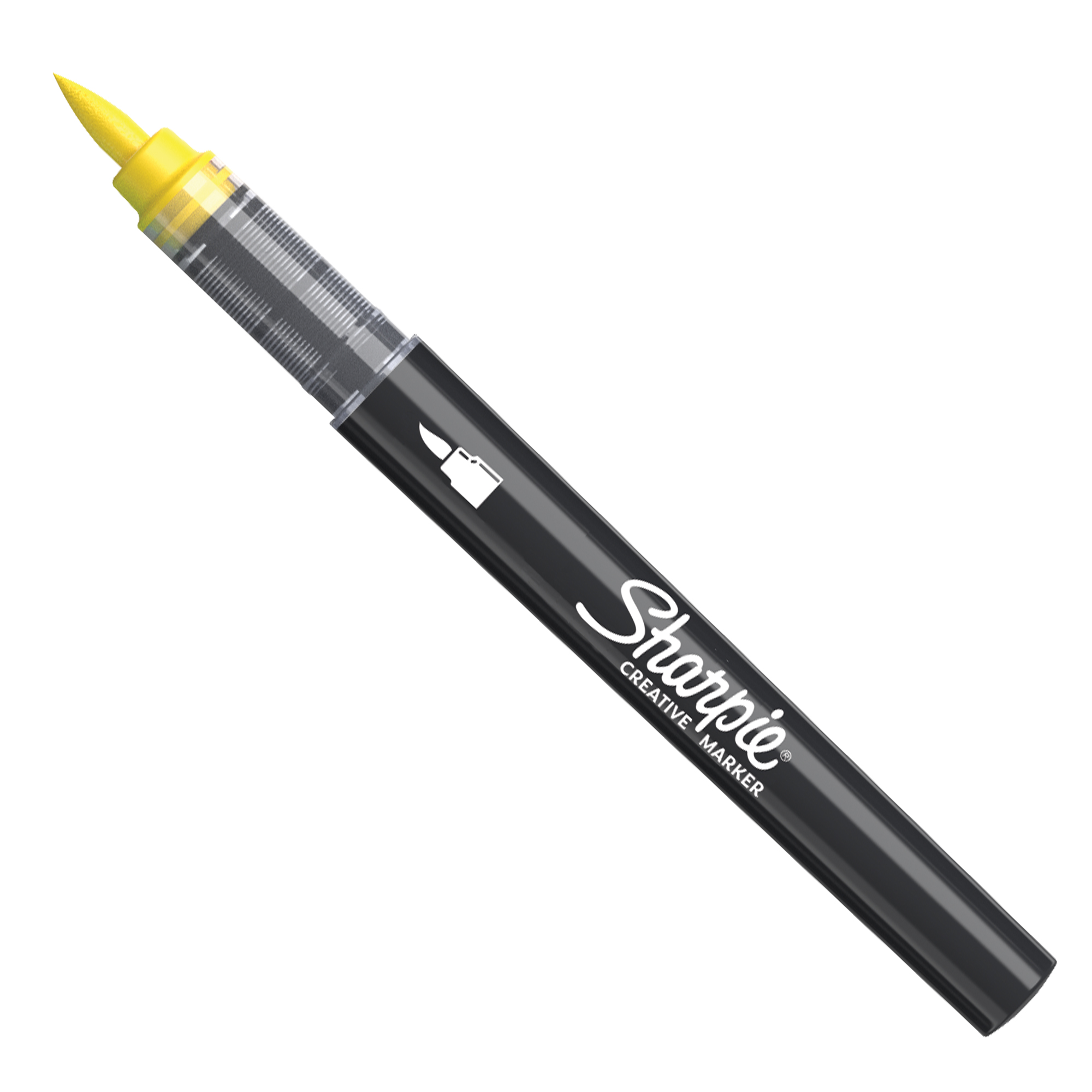 SHARPIE ACRYLIC CREATIVE MARKER PUNTA A PENNELLO - YELLOW