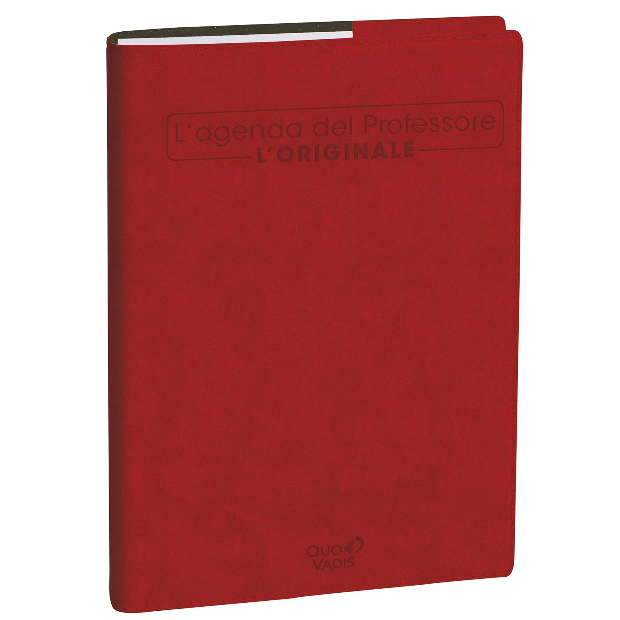 Agenda del Professore 21x27cm Roma rosso 2027 Quo …