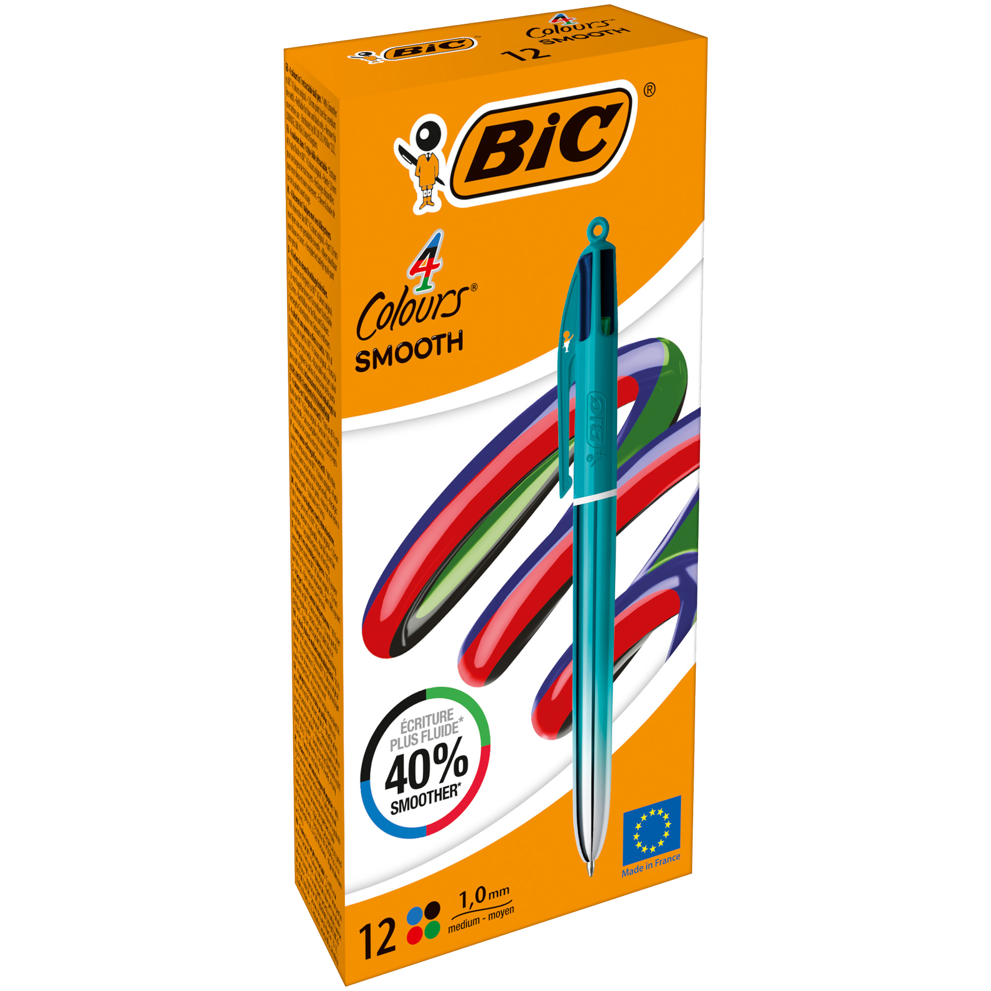 Penna sfera a scatto 4 Colori Smooth - …