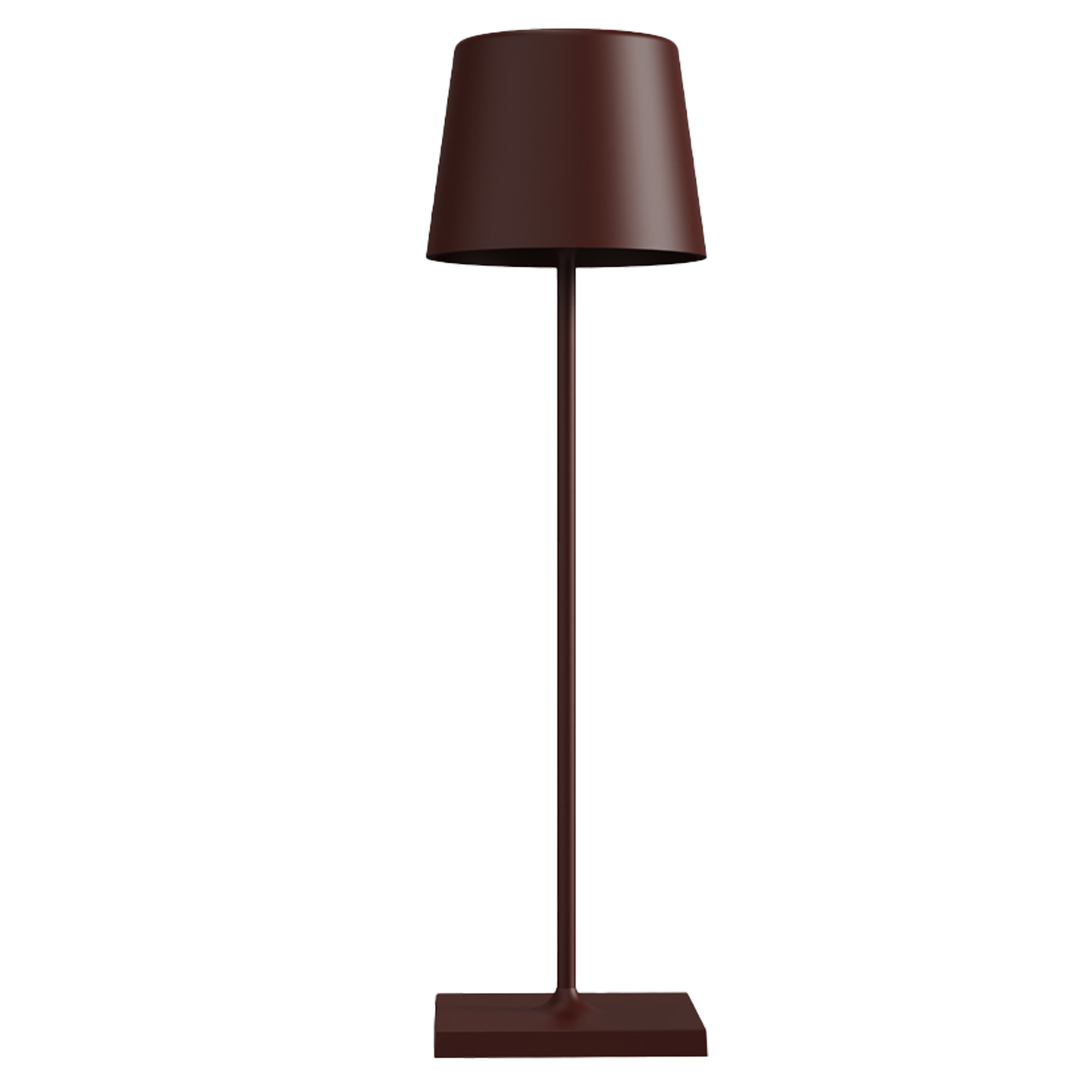 Lampada da tavolo 851 ricaricabile 8xH30cm metallo marrone …