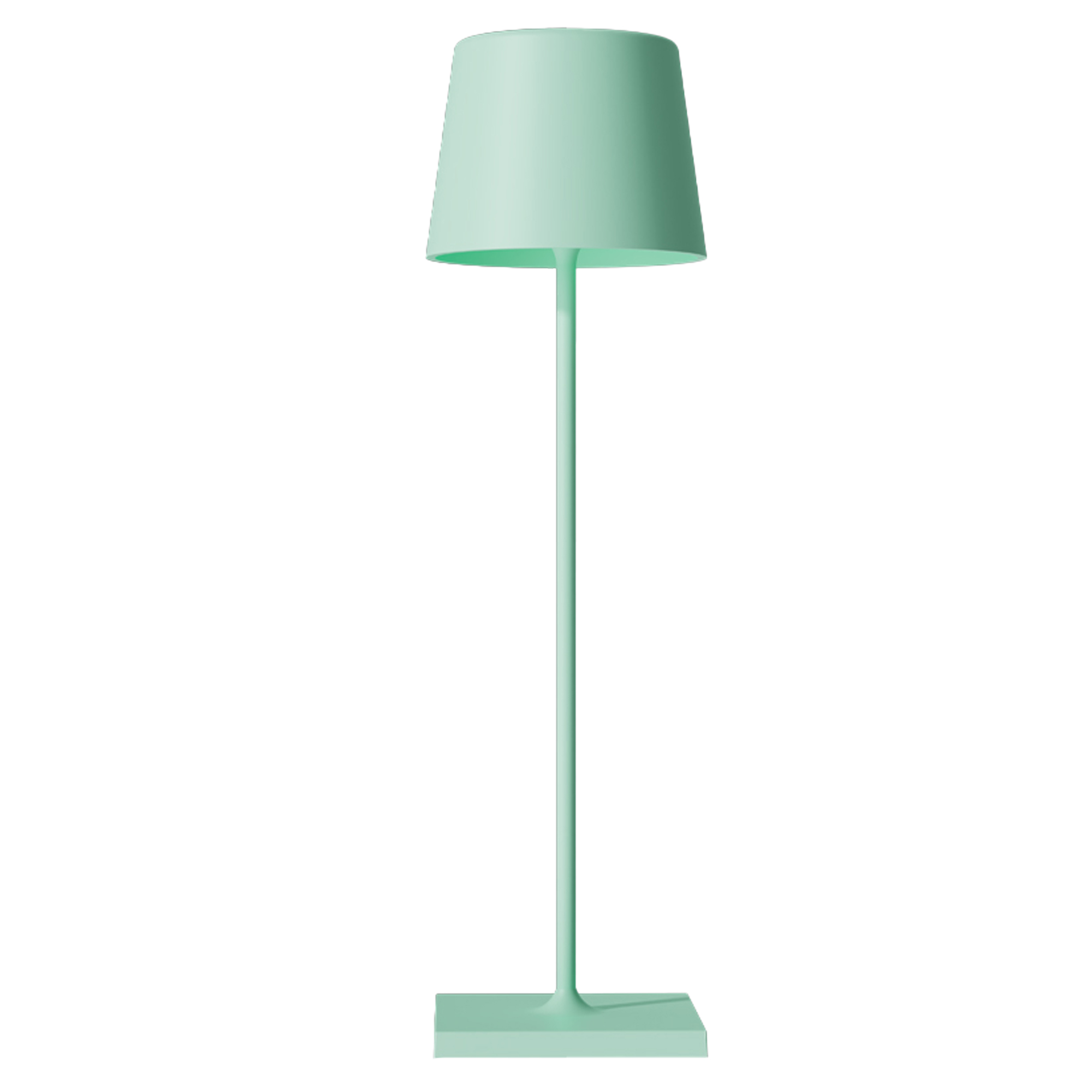 Lampada da tavolo 851 ricaricabile 8xH30cm metallo verde …