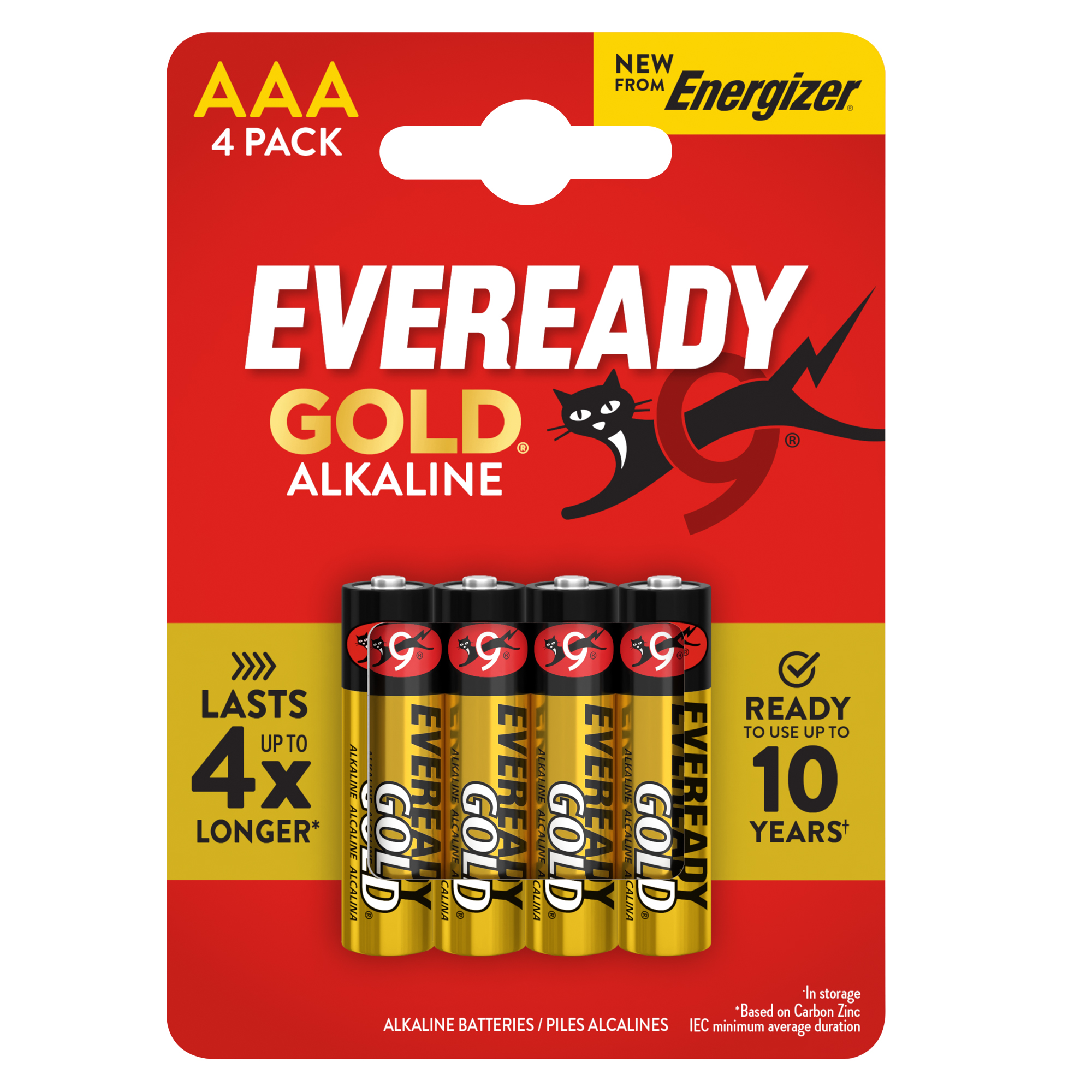 BLISTER 4 PILE MINISTILO ALKALINE AAA 1,5V ENERGIZER