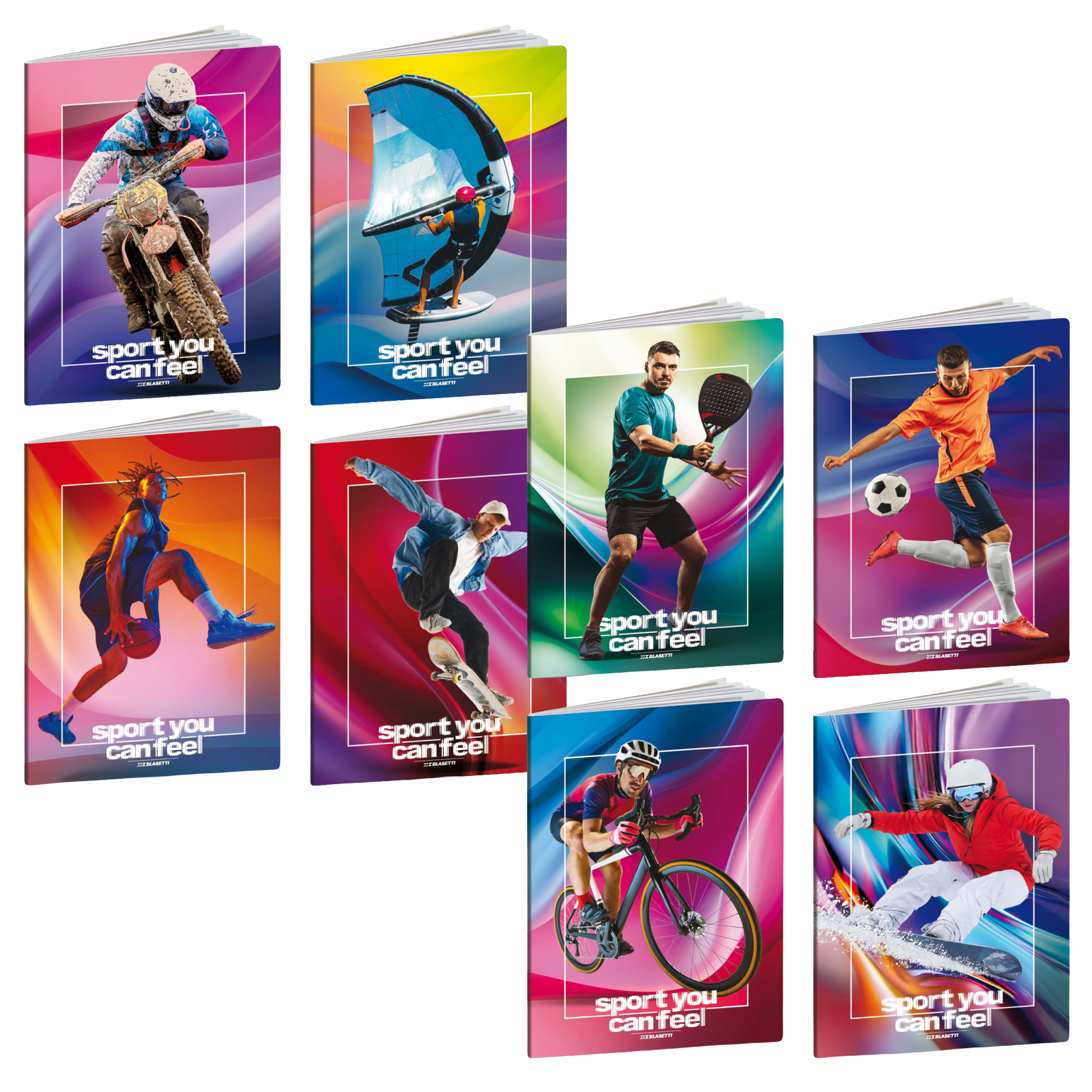 Maxiquaderno Sport - A4 - rigo di 1a …