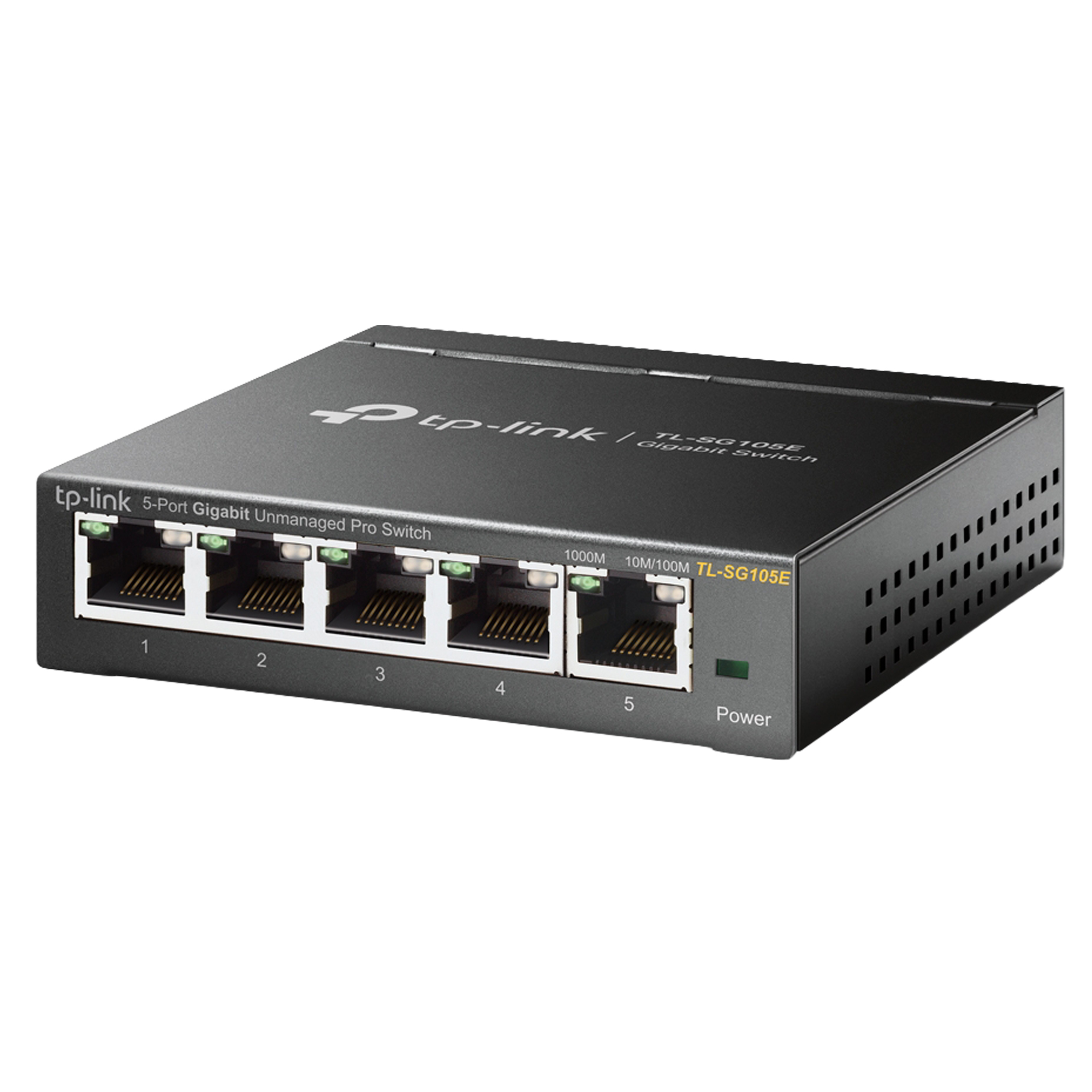 TP-Link TL-SG105 5-Port Metal Gigabit Switch - Switch - unmanaged - 5 x 10/100/1000 - desktop