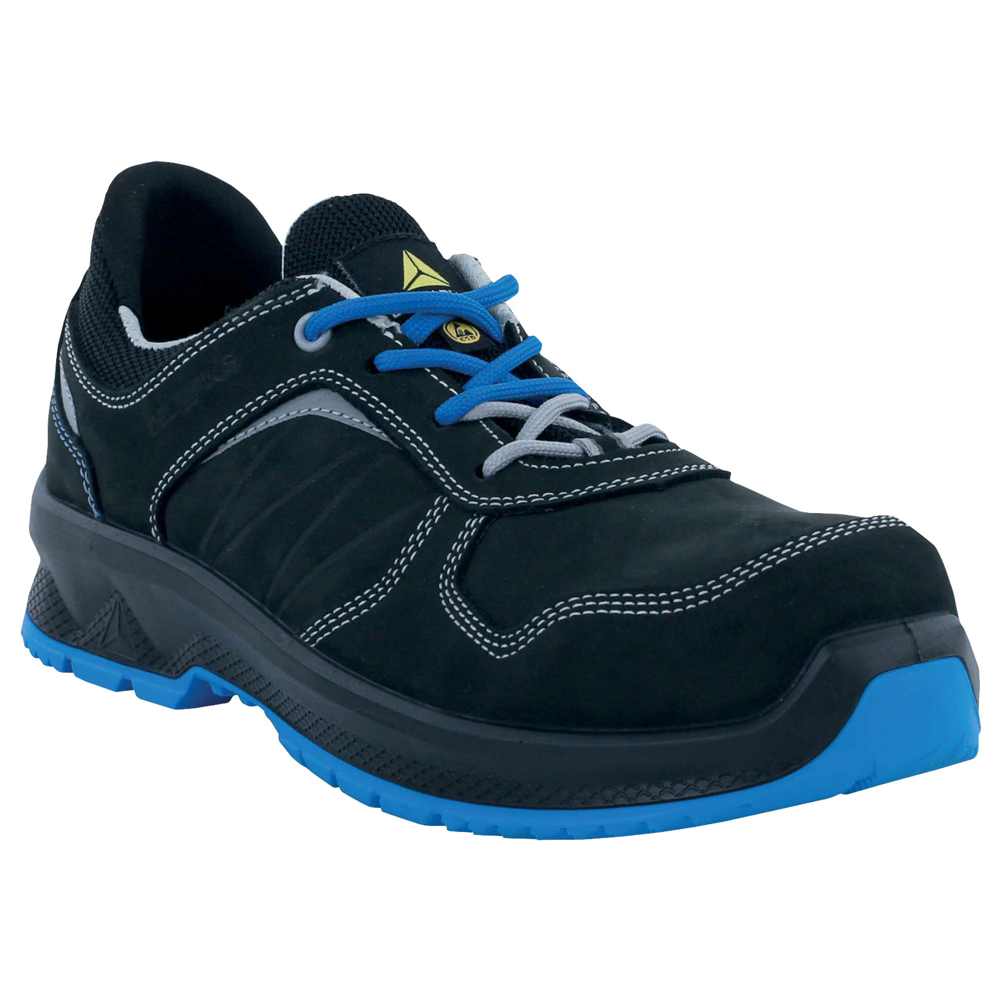Calzatura di sicurezza Rossi S3S SR - numero 41 - nero/blu - Deltaplus