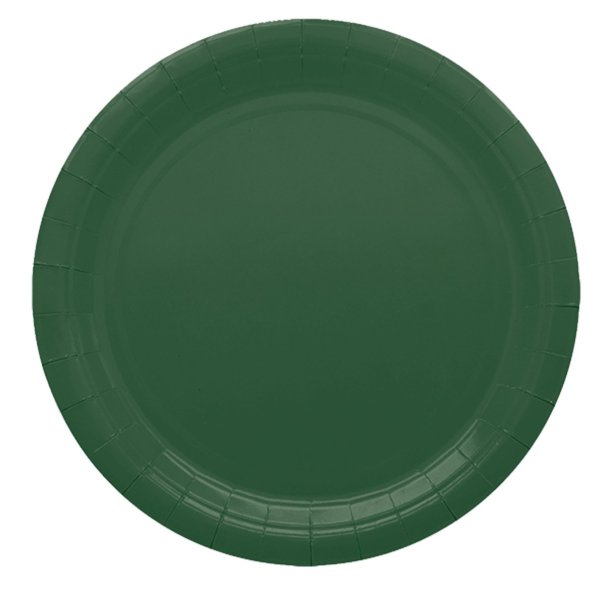 25 piatti piani D24cm Ecocolor biodegradabile verde bosco …