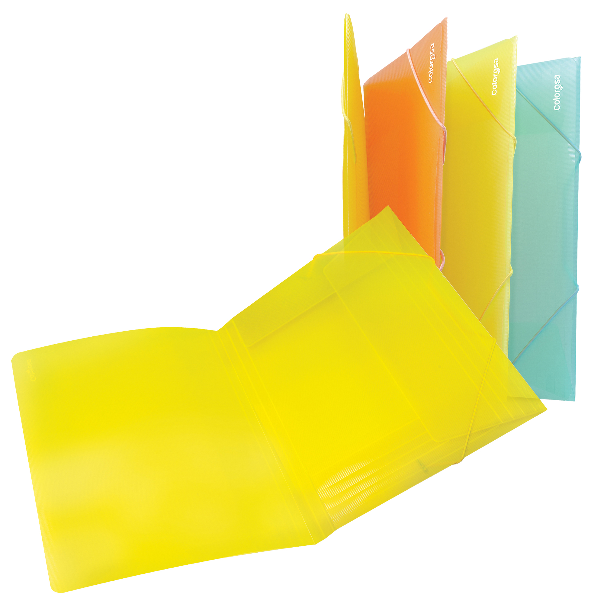 Cartella 3 lembi con elastico angolare Spring - …