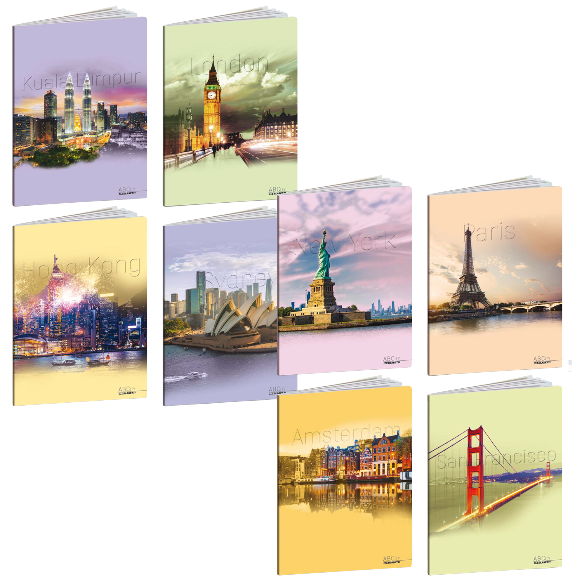 Maxiquaderno ABCity - A4 - 5mm c/margine - …