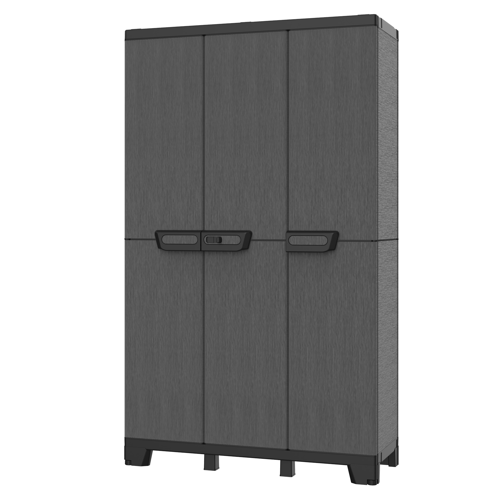 Armadio 3 ante CAB102A ardesia nero Terry