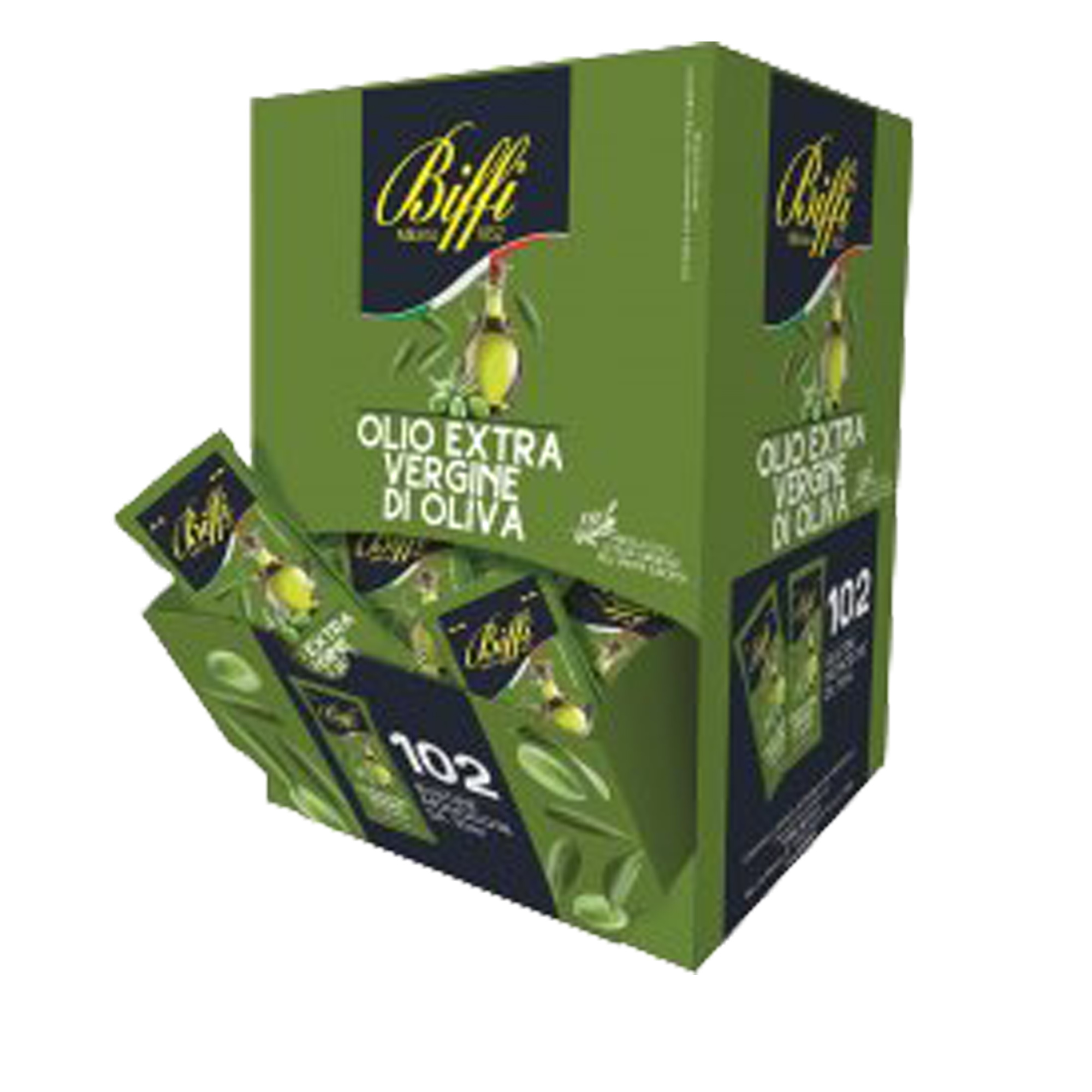 102 bustine monodose Olio extra vergine d'oliva da …