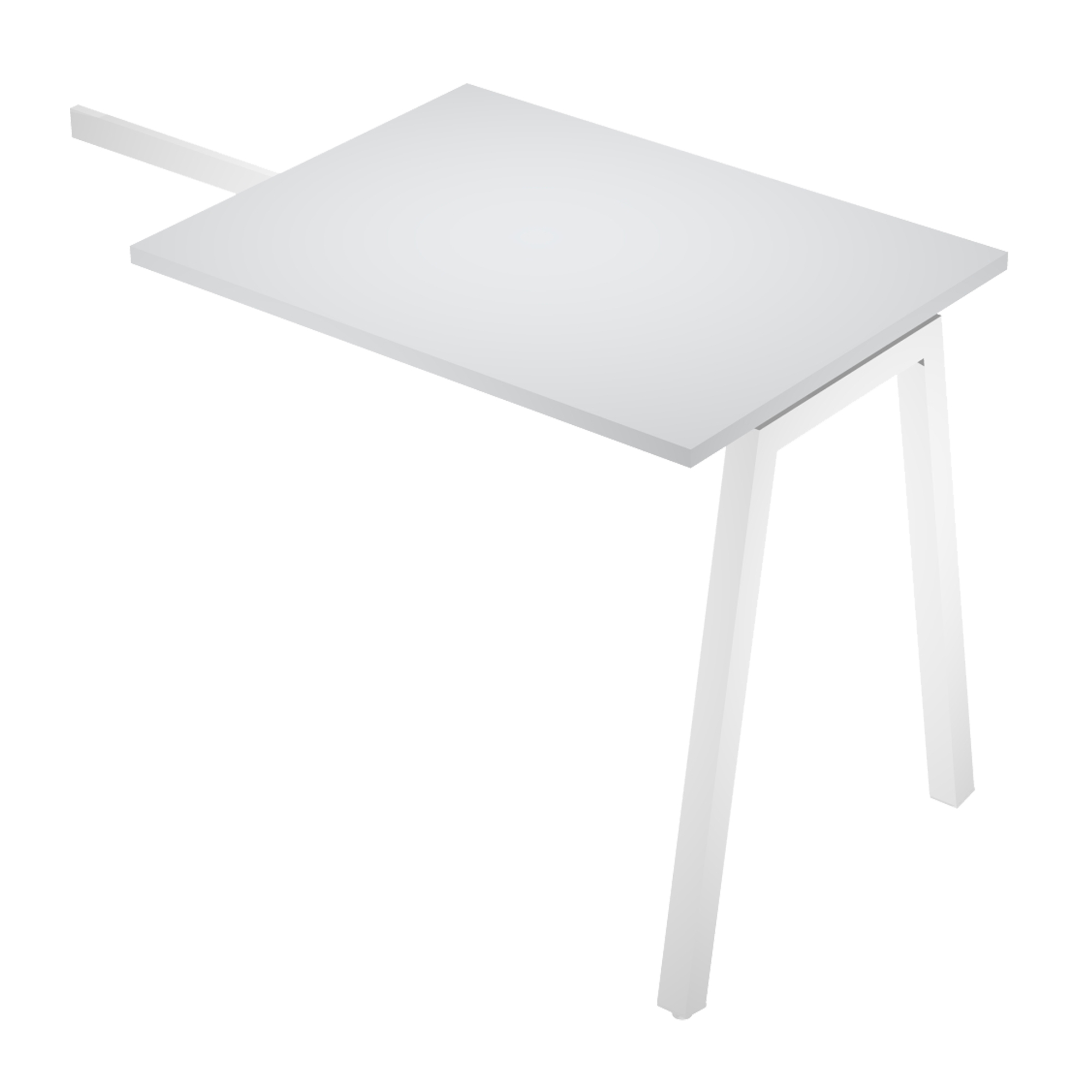 Allungo reversibile dx/sx 80x60cm piano BIANCO per scrivania …
