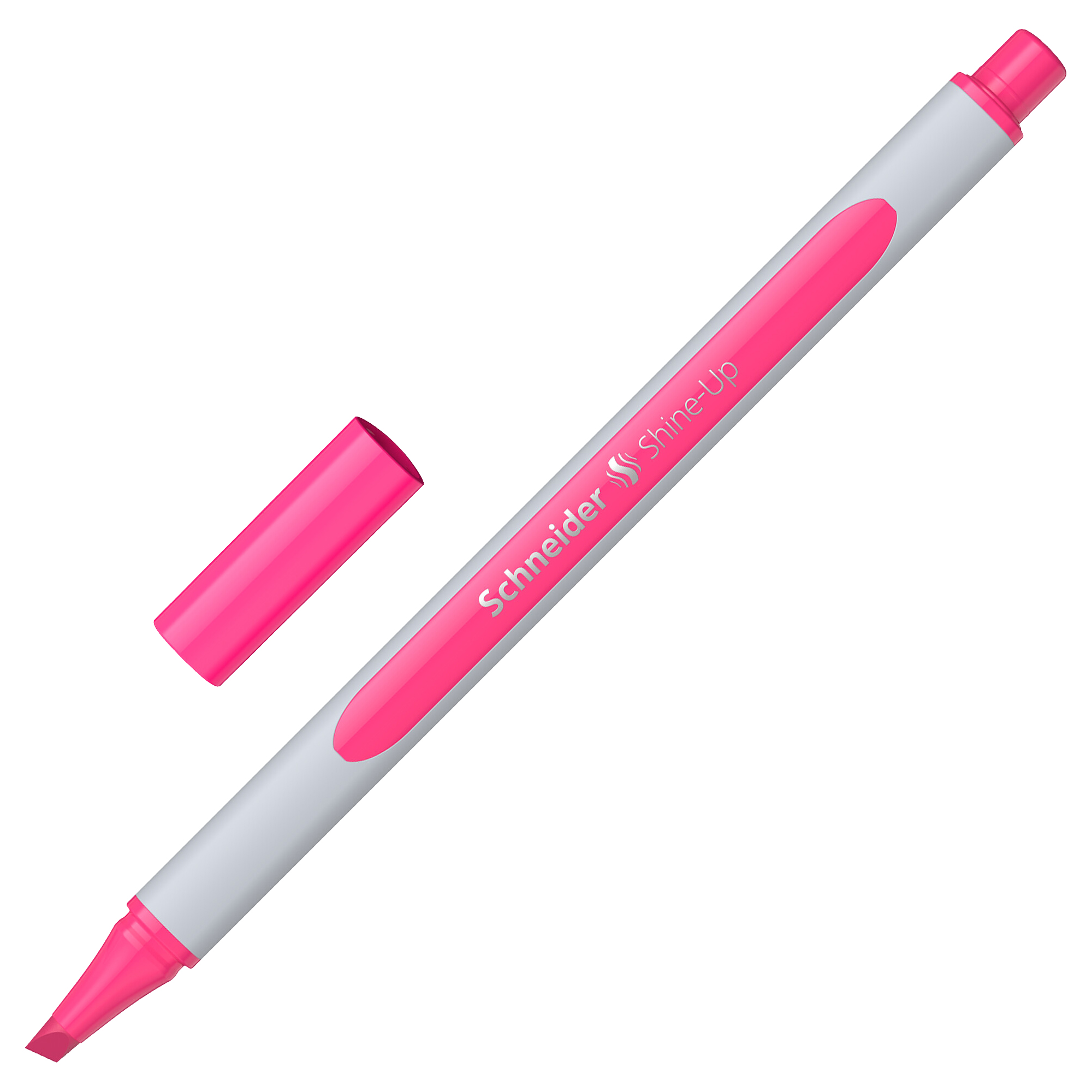 Evidenziatore Shine-Up - punta a scalpello - rosa …