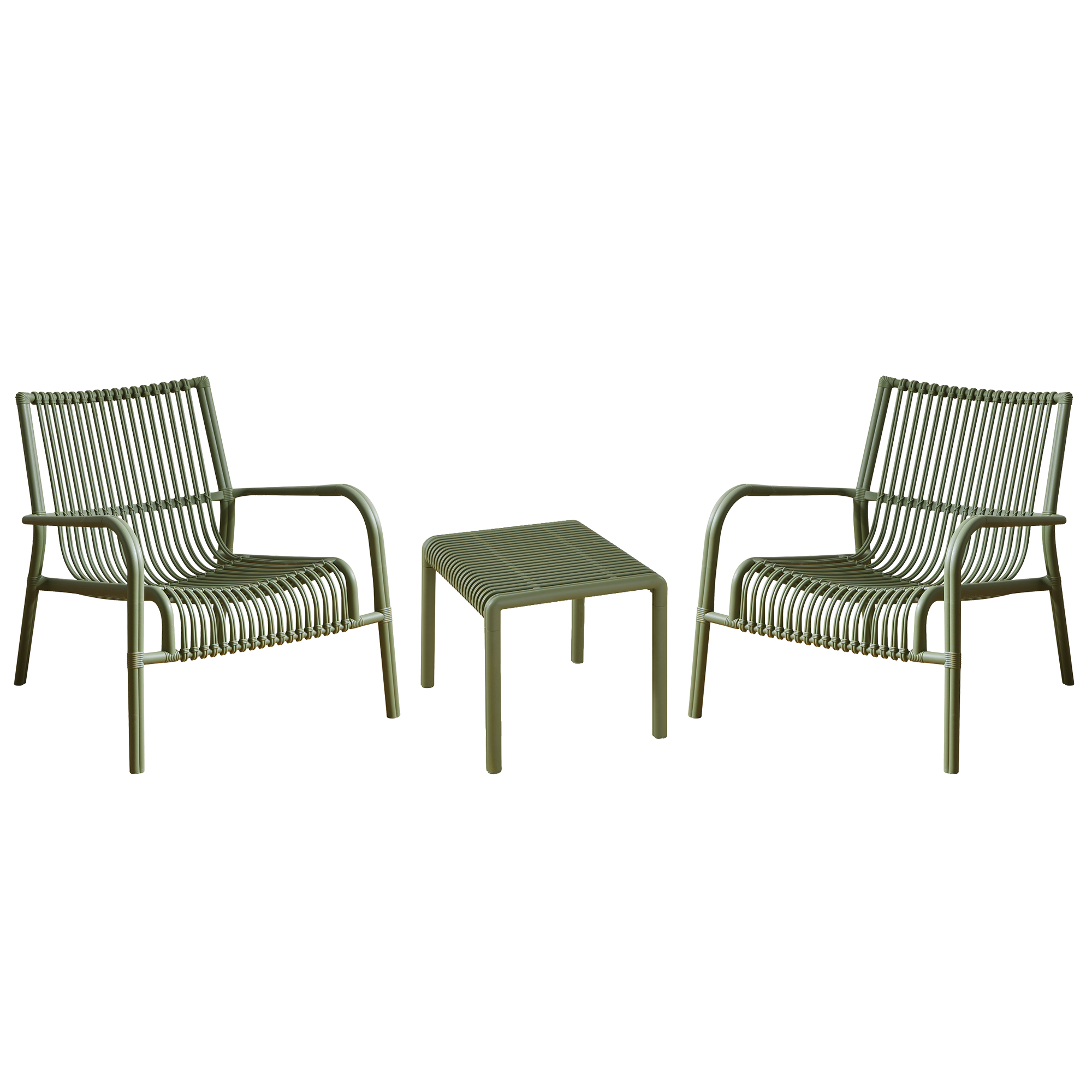 Set da giardino Bamby con poltrone e tavolino …