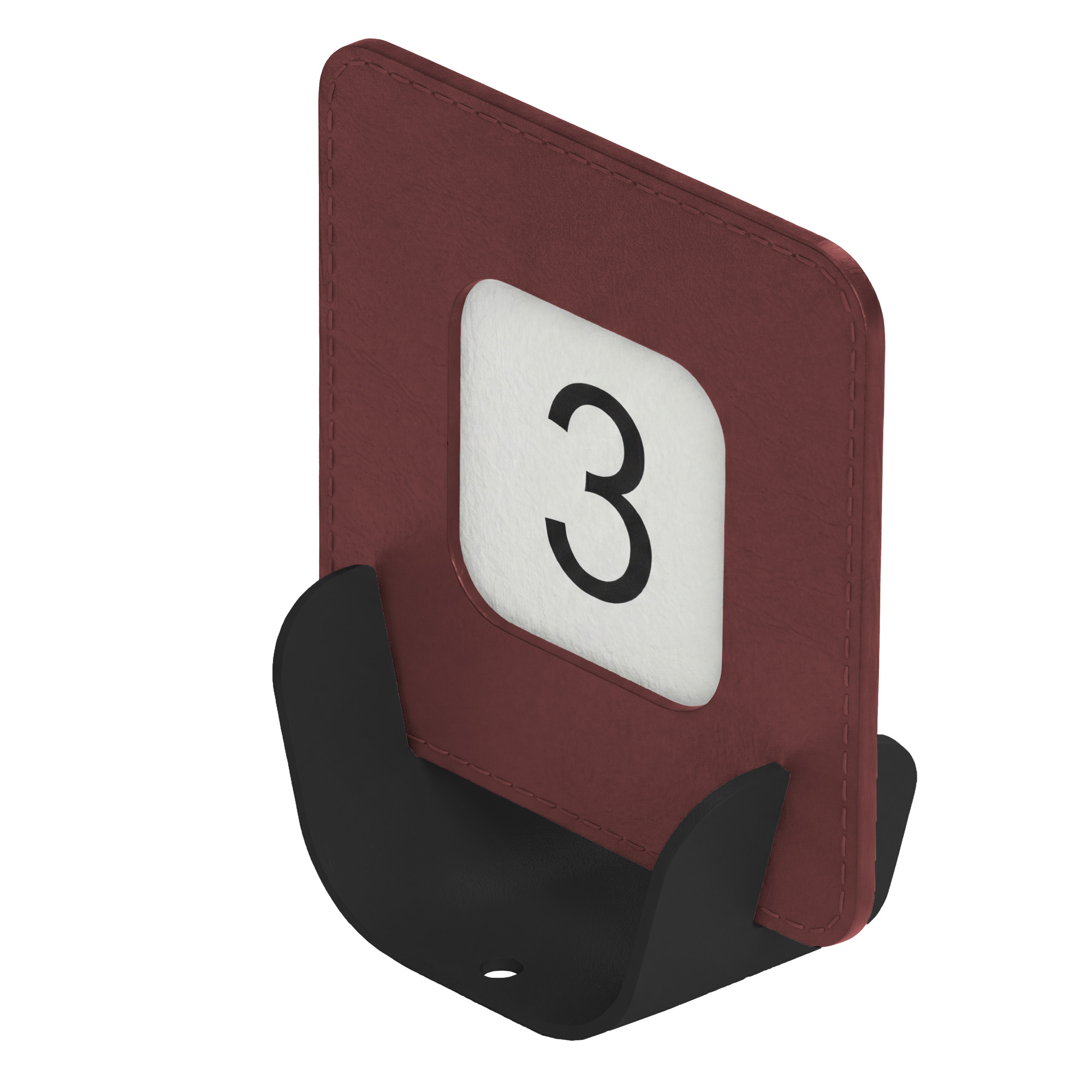 Porta QR code segnaposto METAL NERO 10x4x11,5 cm …