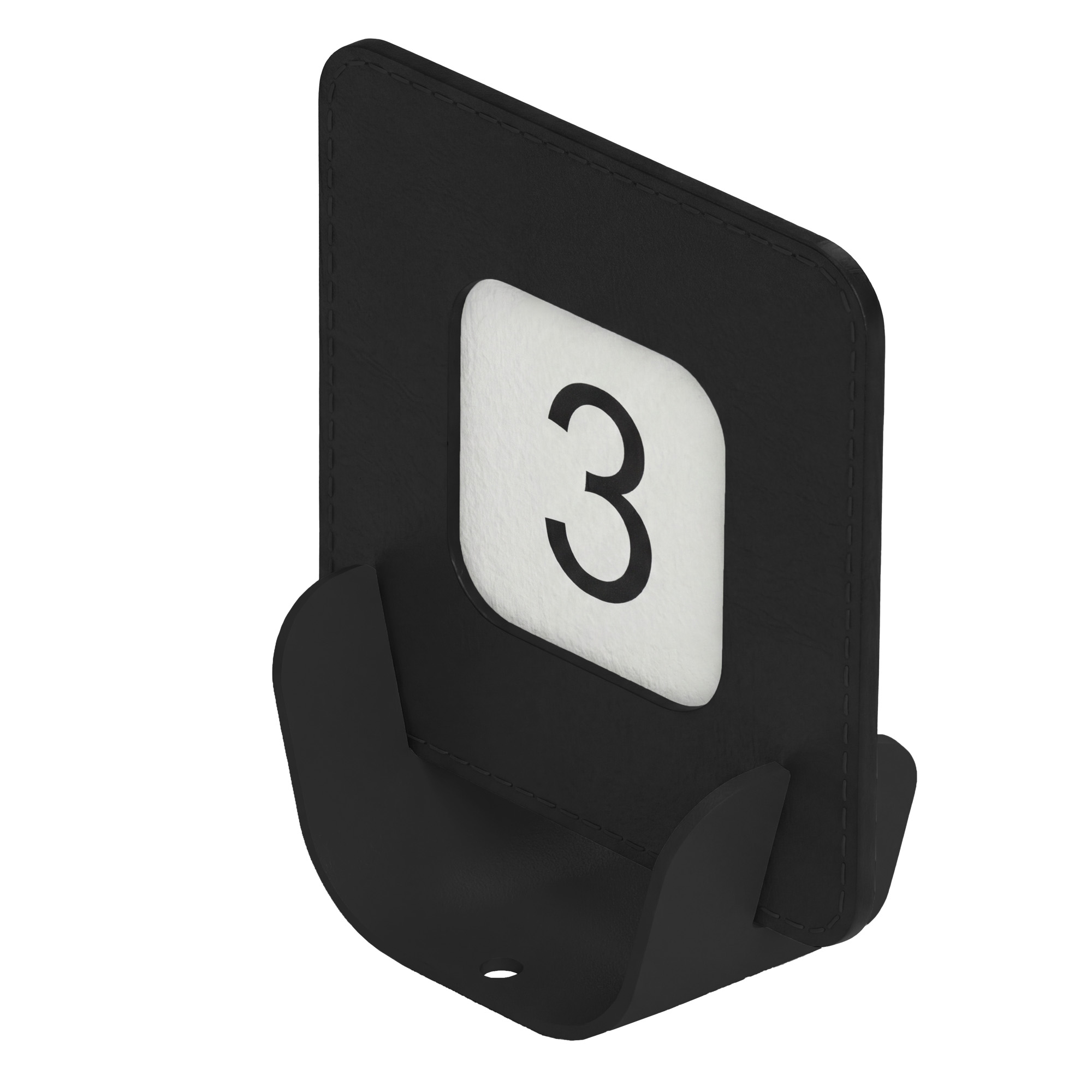 Porta QR code segnaposto METAL NERO 10x4x11,5 cm …