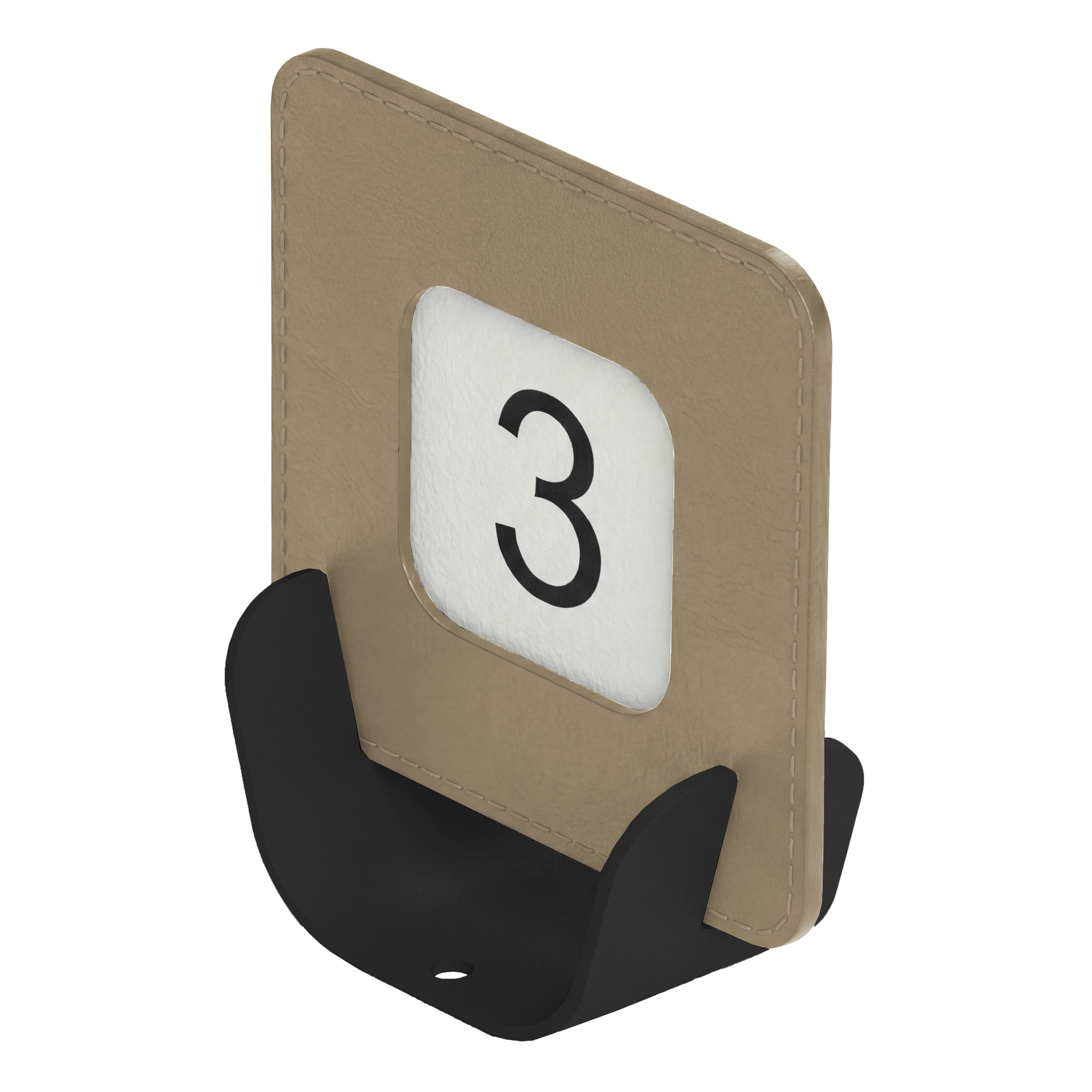 Porta QR code segnaposto METAL NERO 10x4x11,5 cm, …