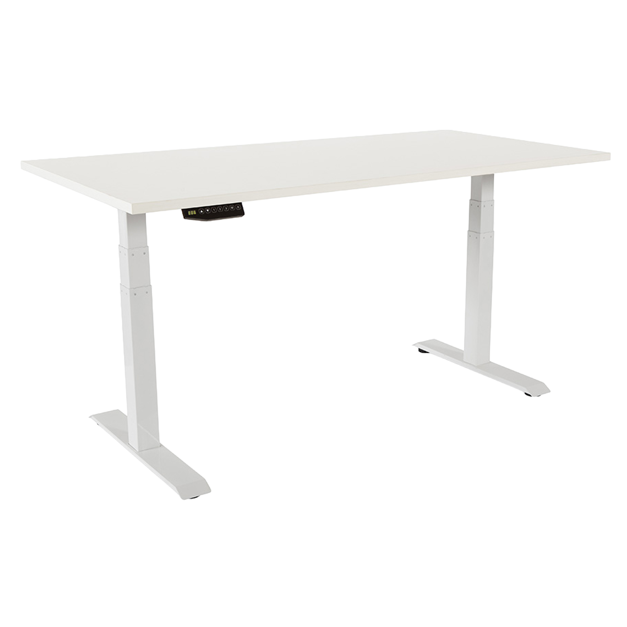 Scrivanie motorizzate regolabili in altezza 120x60x116cm Bianco