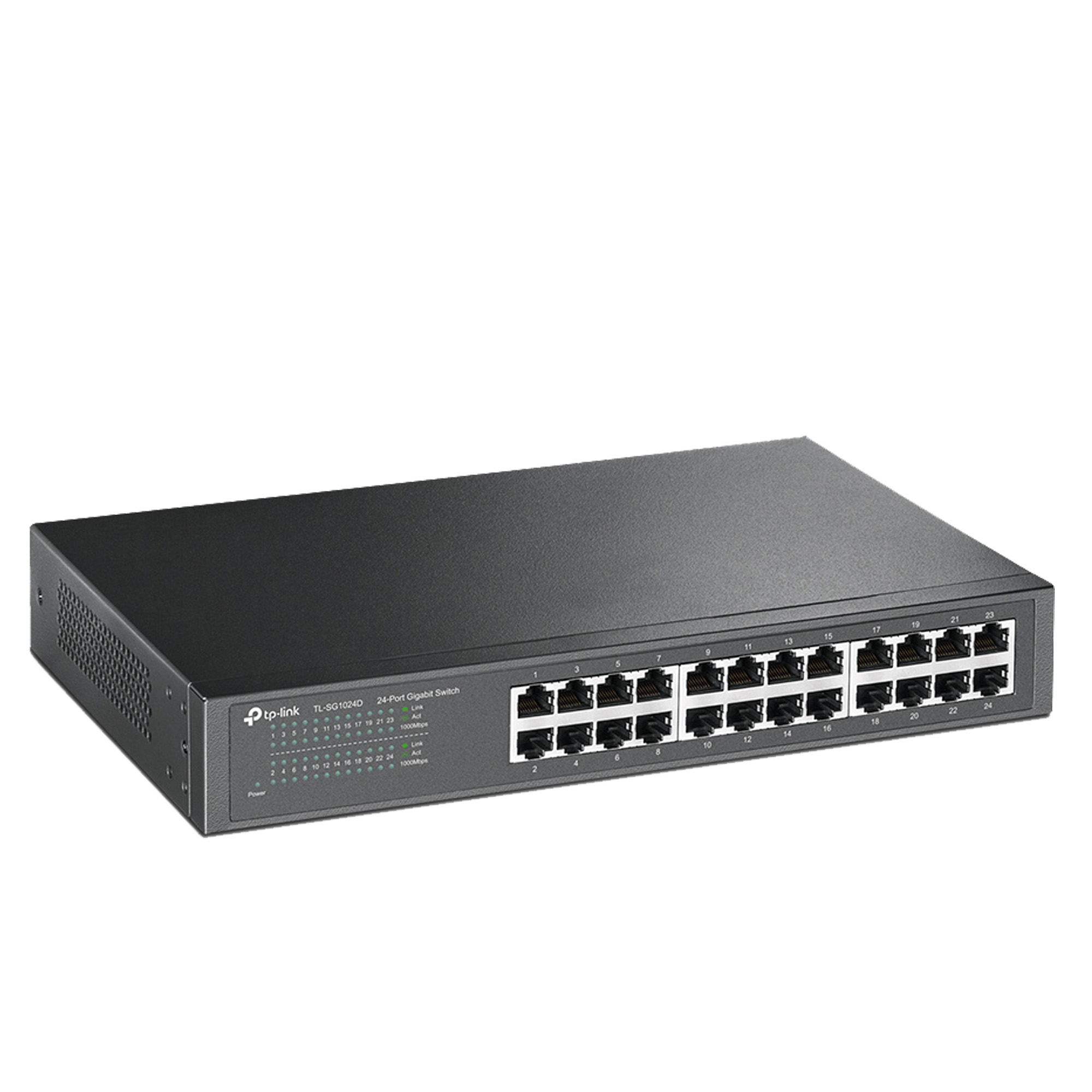 TP-Link TL-SG1024D - Switch - 24 x 10/100/1000 - desktop, montabile su rack