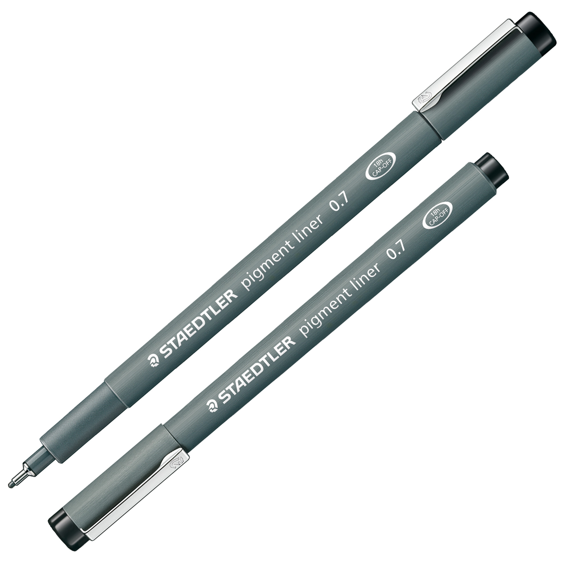 STAEDTLER pigment liner 308 - Penna a punta sottile - nero - inchiostro pigmentato - 0.7 mm