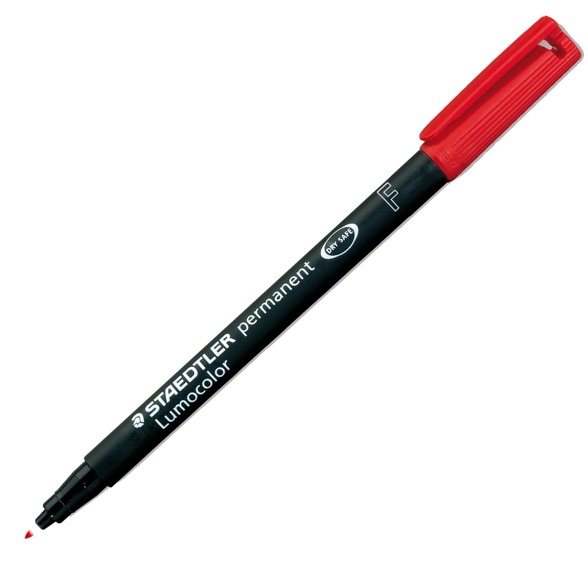 STAEDTLER Lumocolor 318 - Marcatore - permanente - rosso - 0.6 mm - fine