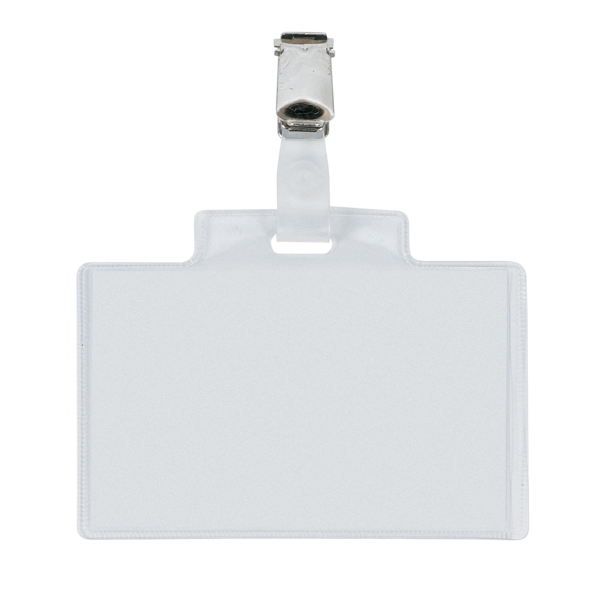 SEI PASS 3 E C.R. - Badge per il nome - per 60 x 95 mm - clip - trasparente (pacchetto di 100)