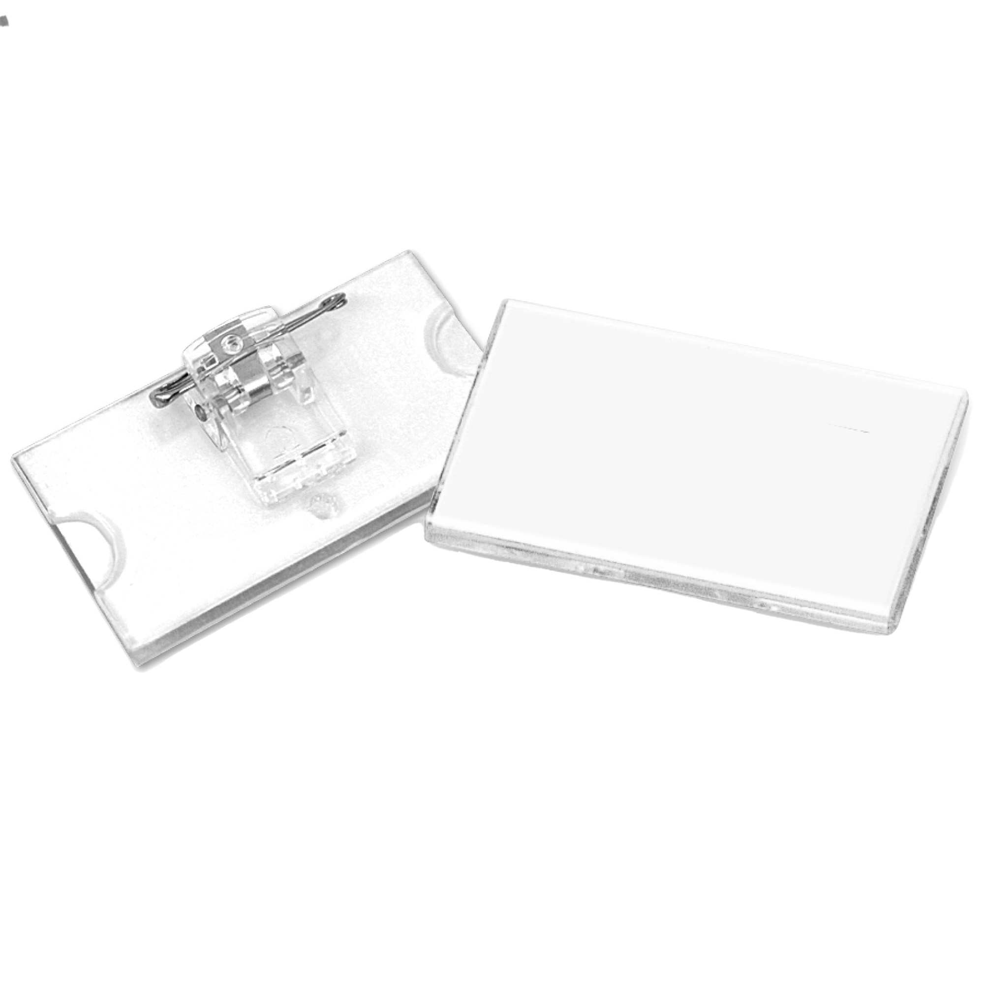 Portabadge con clip e spilla - 6,5 x …