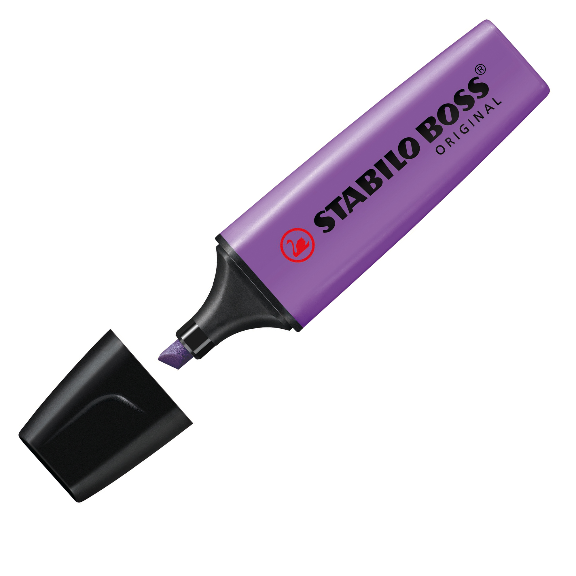STABILO BOSS ORIGINAL - Evidenziatore - lavanda fluorescente - inchiostro base acqua - 2-5 mm