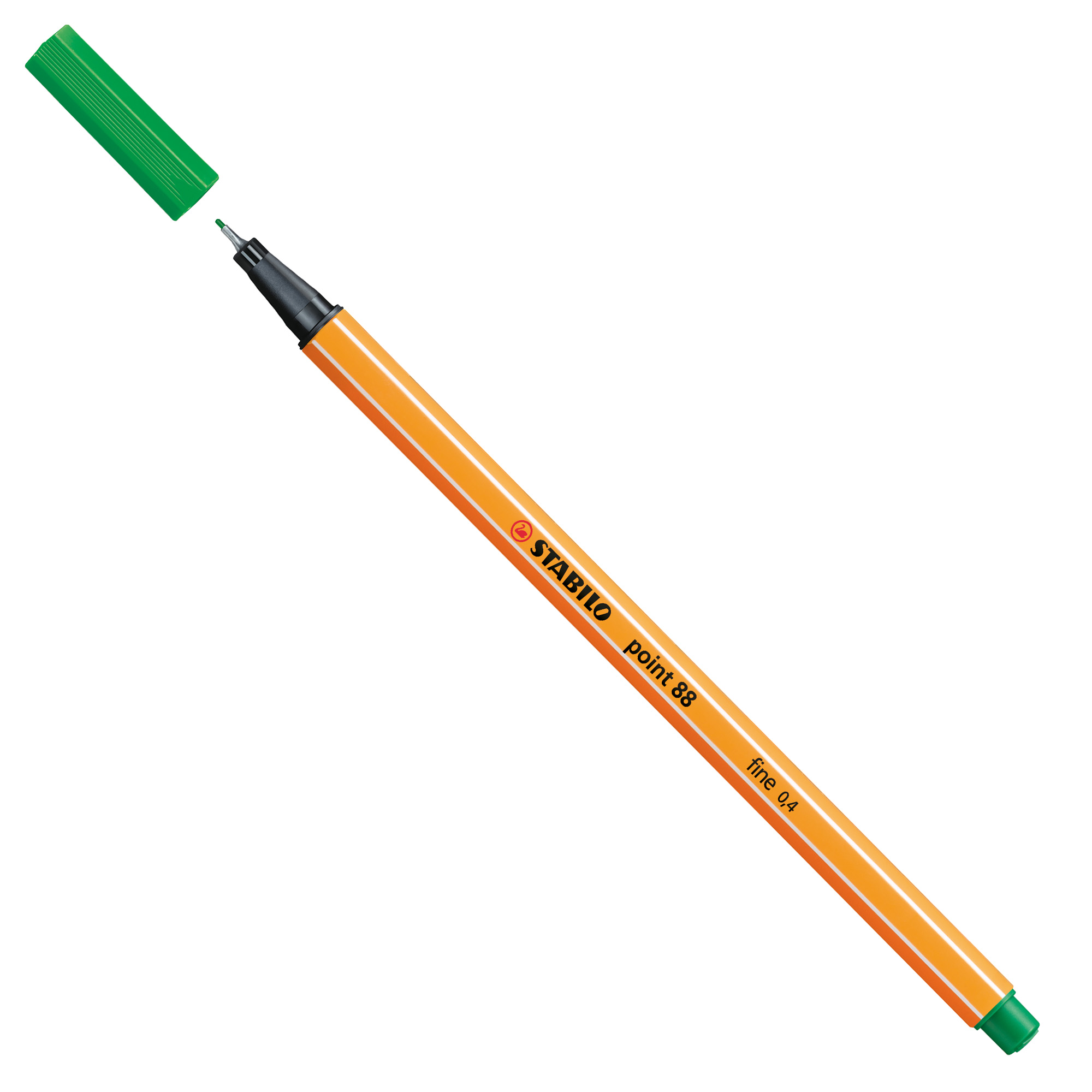 STABILO point 88 - Penna a punta sottile - verde - 0.4 mm - fine