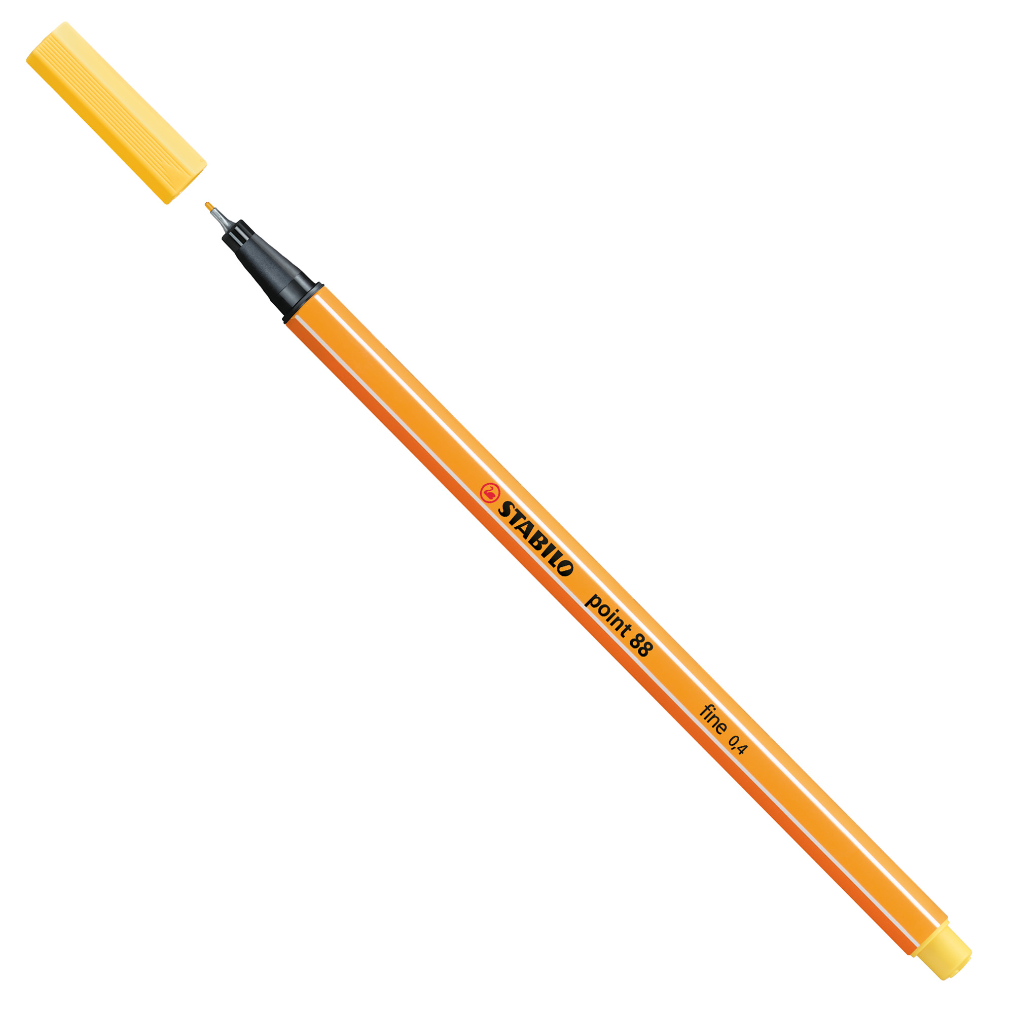 STABILO point 88 - Penna a punta sottile - giallo - 0.4 mm - fine