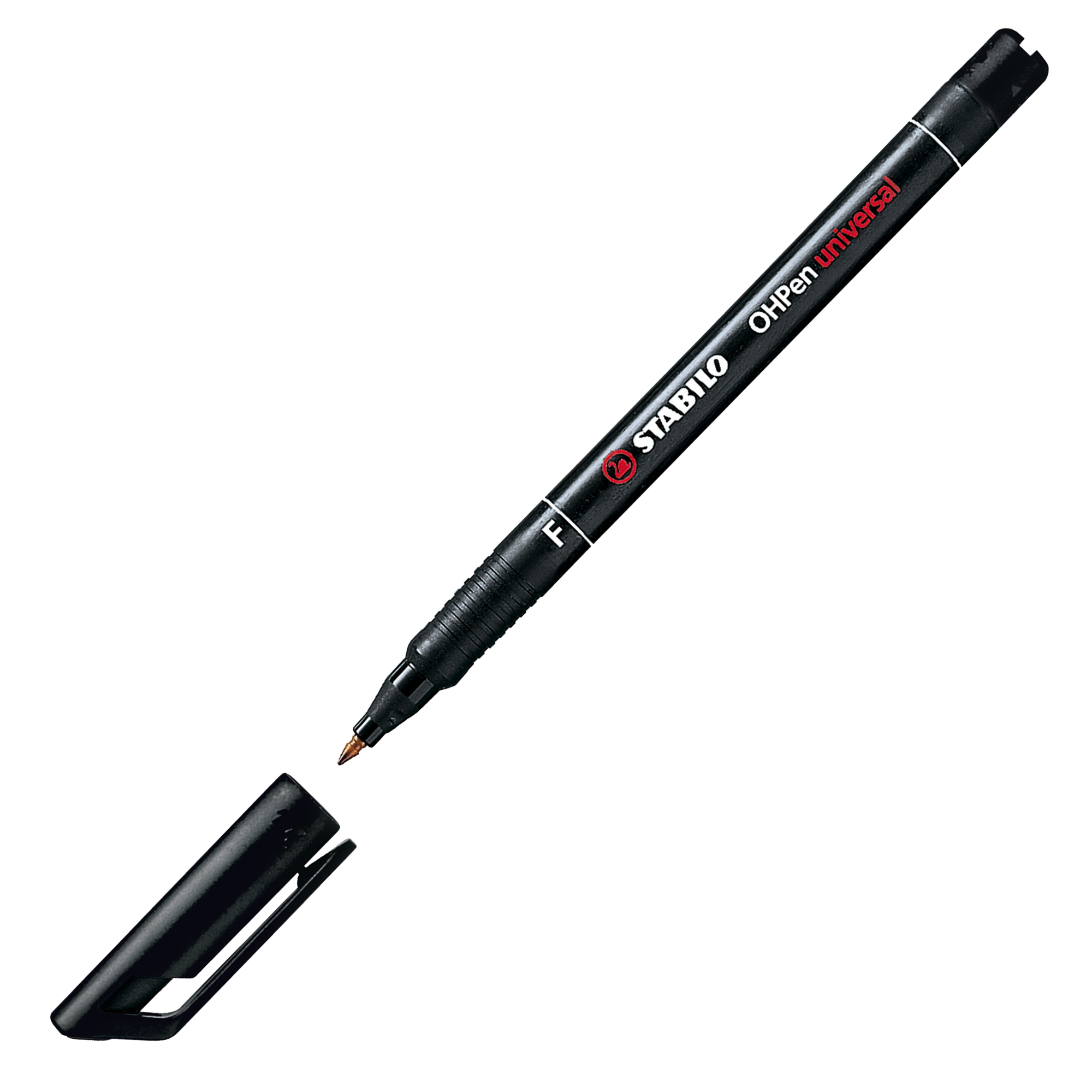 STABILO OHPen universal - Penna a punta sottile - permanente - per lucidi - nero - 0.7 mm - fine