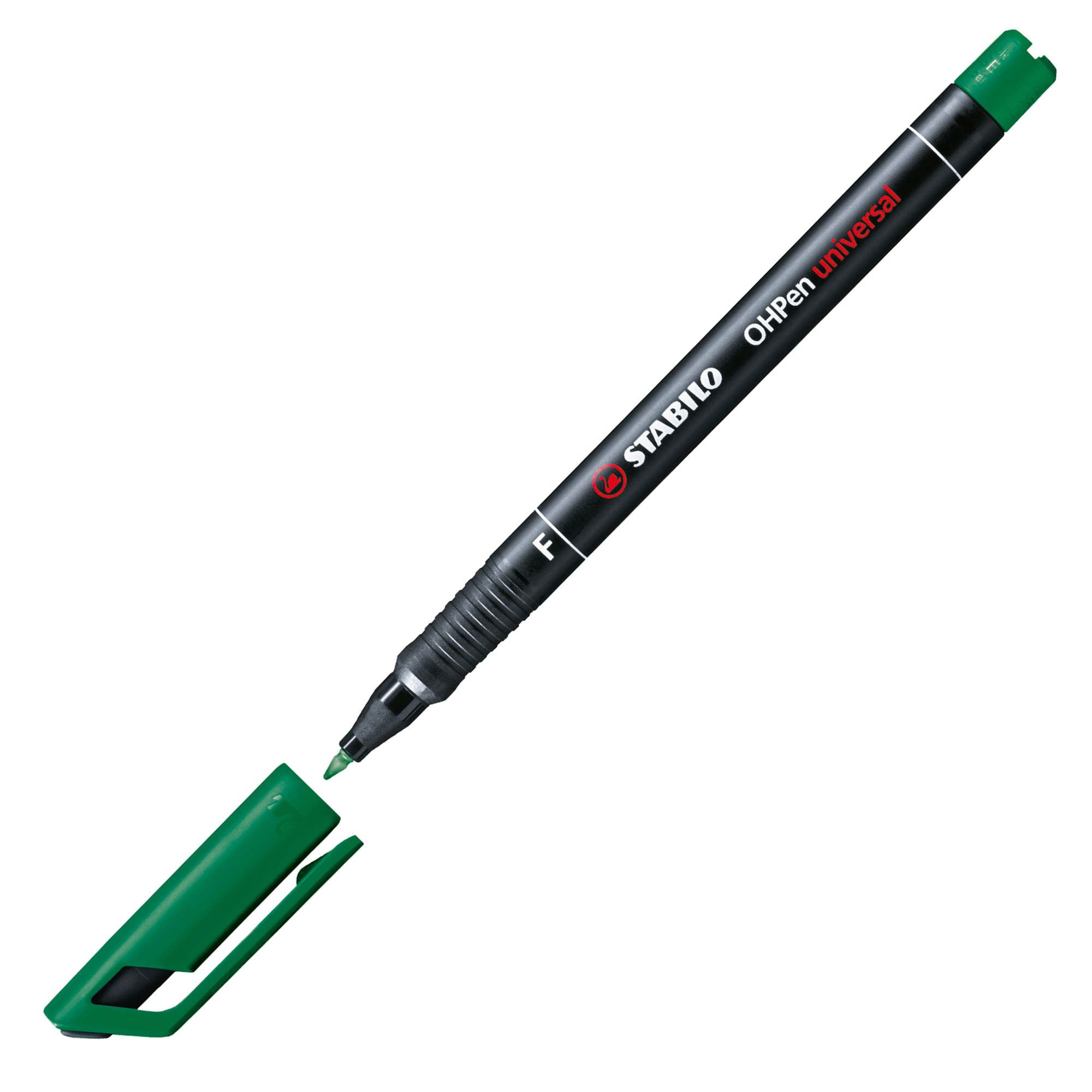 STABILO OHPen universal - Penna a punta sottile - permanente - per lucidi - verde - 0.7 mm - fine