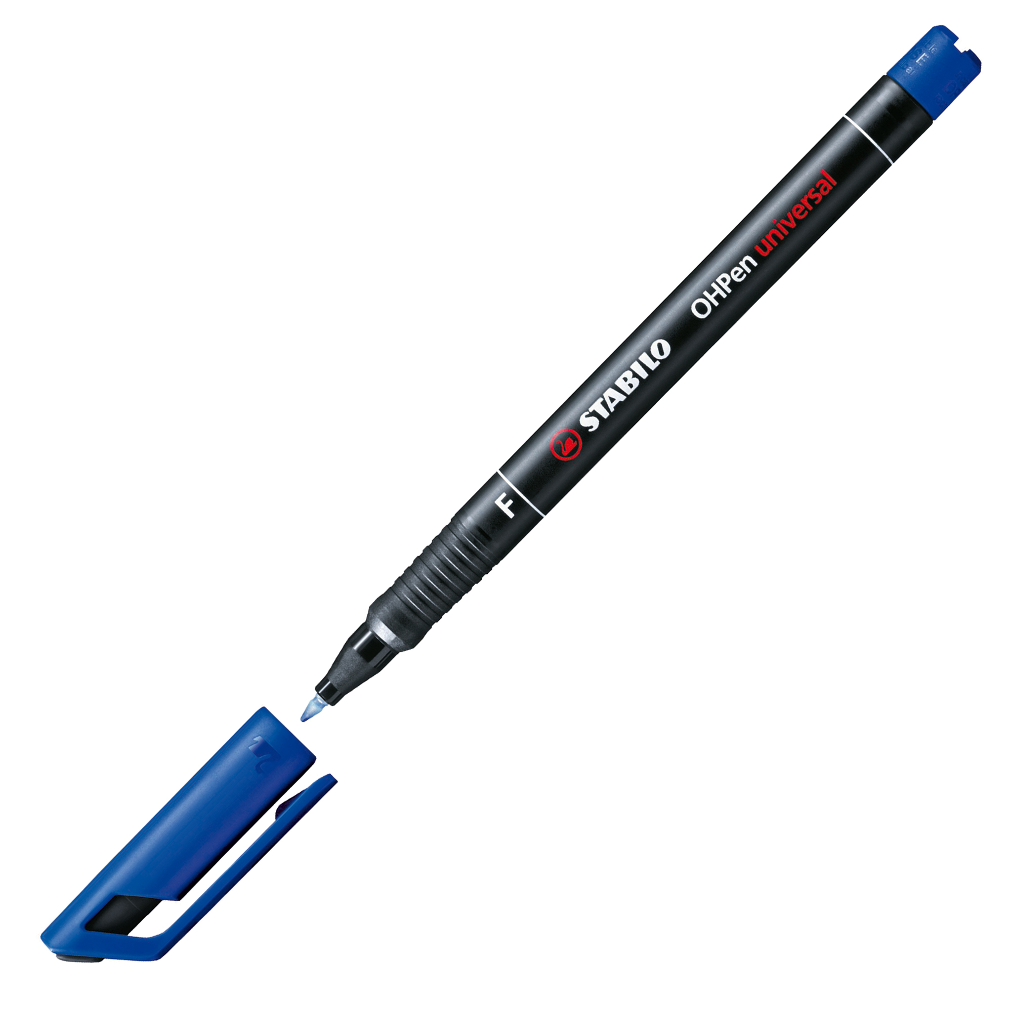 STABILO OHPen universal - Penna a punta sottile - permanente - per lucidi - blu - 0.7 mm - fine