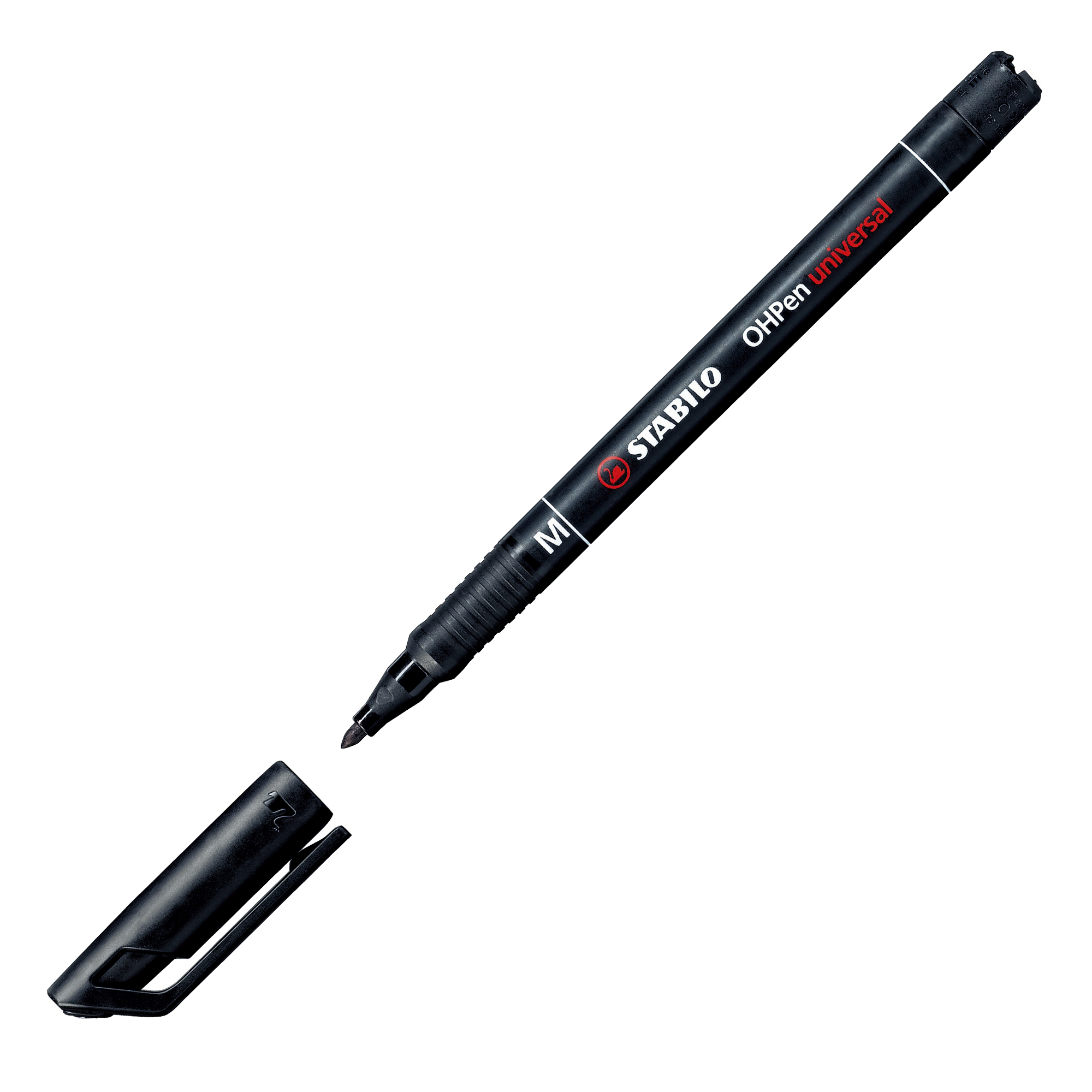 STABILO OHPen universal - Penna a punta sottile - permanente - per lucidi - nero - 1 mm - medio