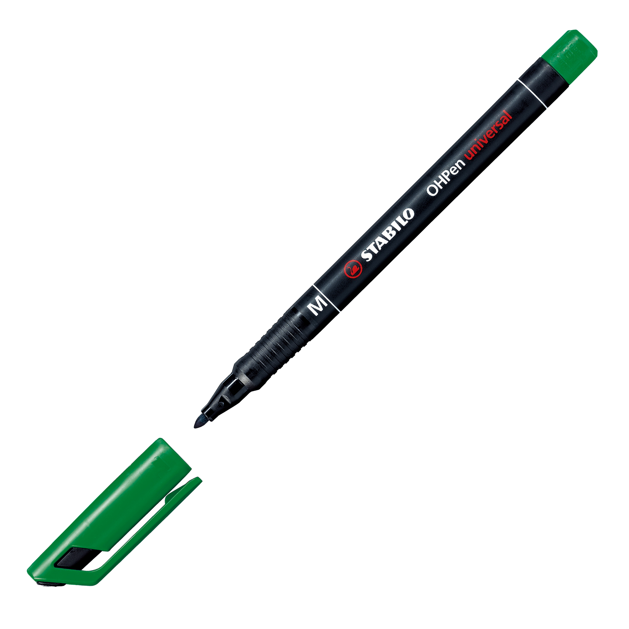 STABILO OHPen universal - Penna a punta sottile - permanente - per lucidi - verde - 1 mm - medio