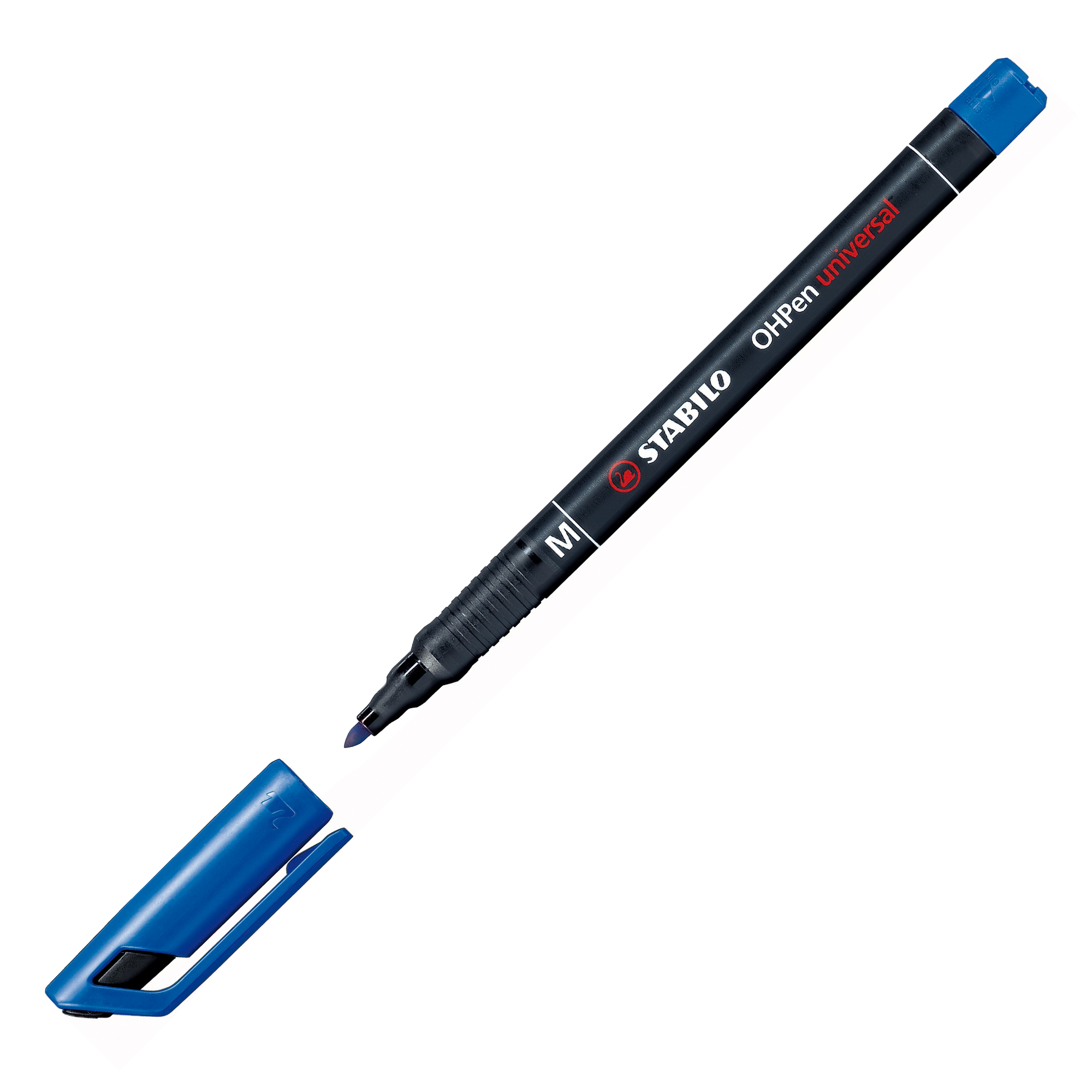 STABILO OHPen universal - Penna a punta sottile - permanente - per lucidi - blu - 1 mm - medio
