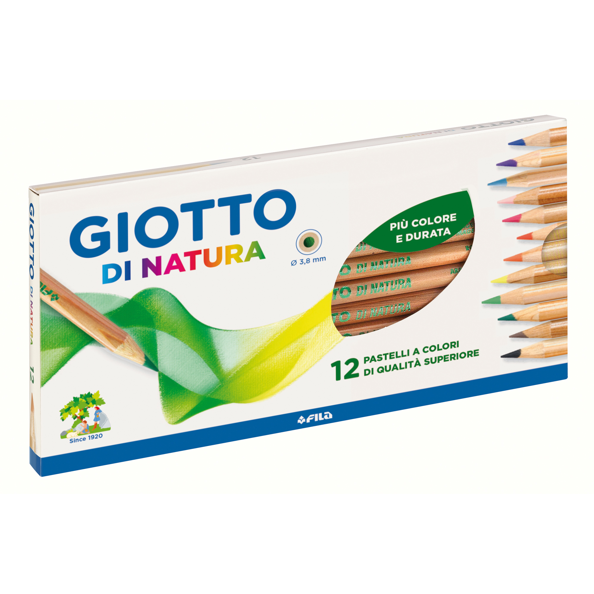 Pastelli colorati Natura - diametro mina 3,8 mm …