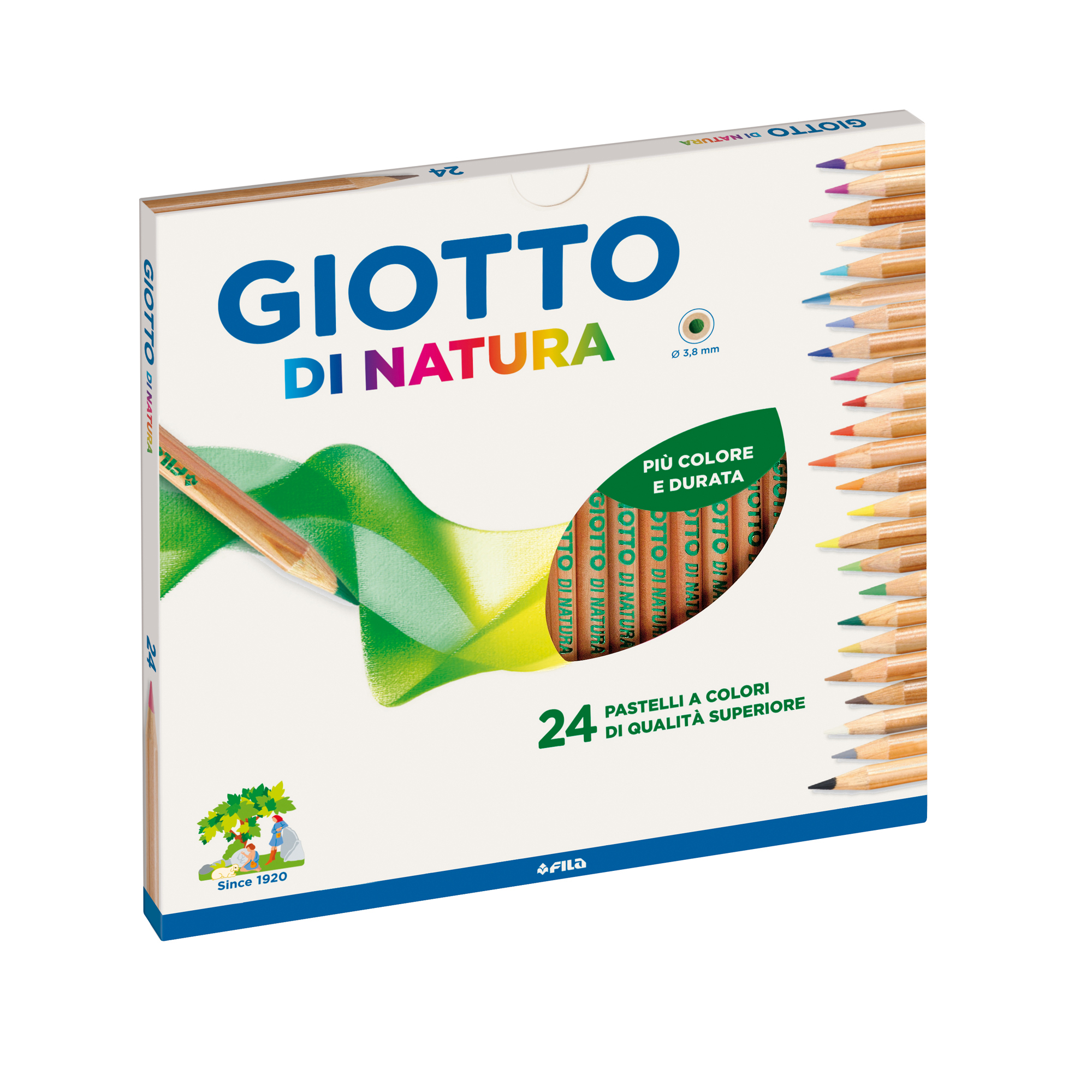 Pastelli colorati Natura - diametro mina 3,8 mm …