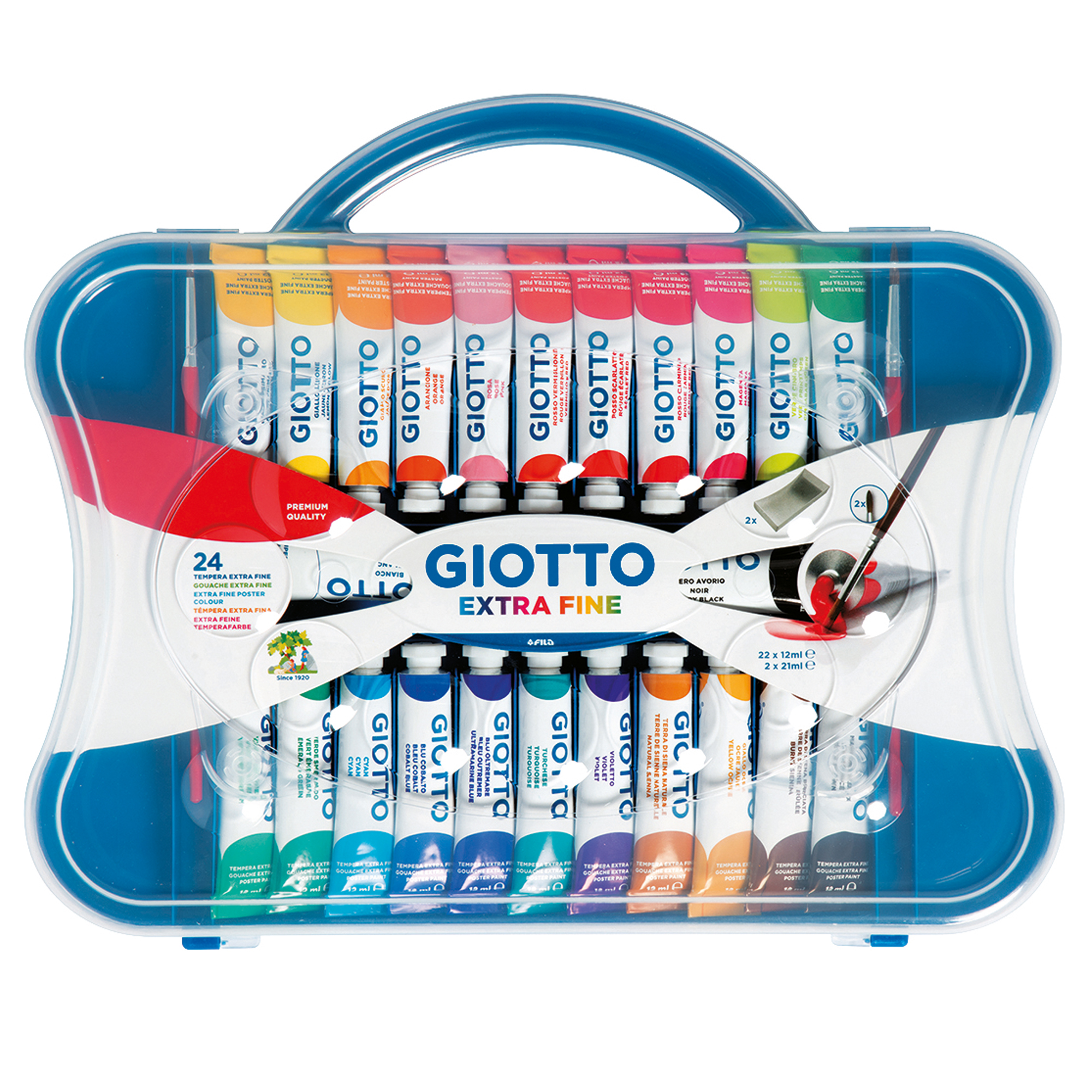 Tubi tempere - 12 ml - colori assortiti …