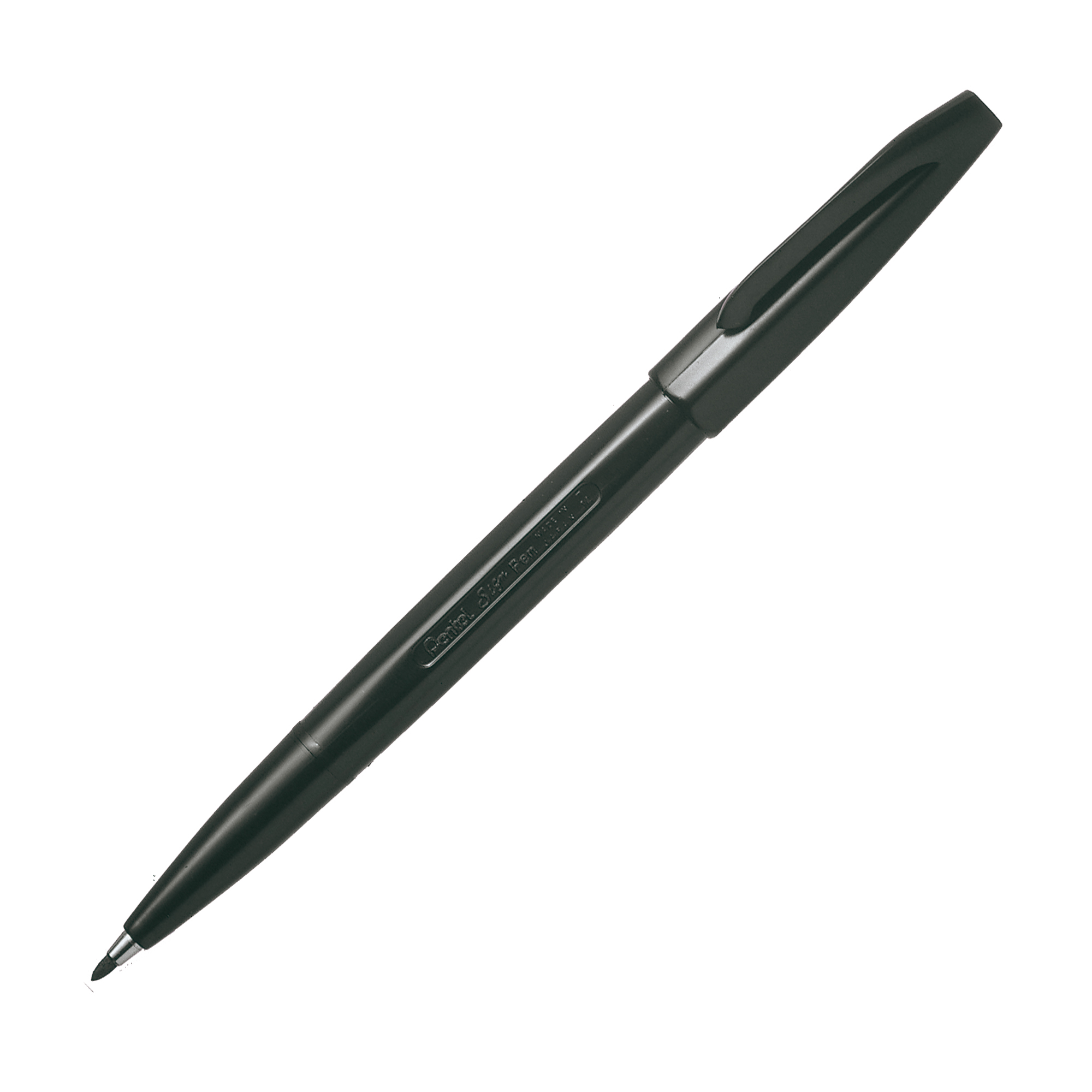 Pentel Sign Pen - Penna punta in fibra - non permanente - nero - inchiostro base acqua - 1 mm - fine