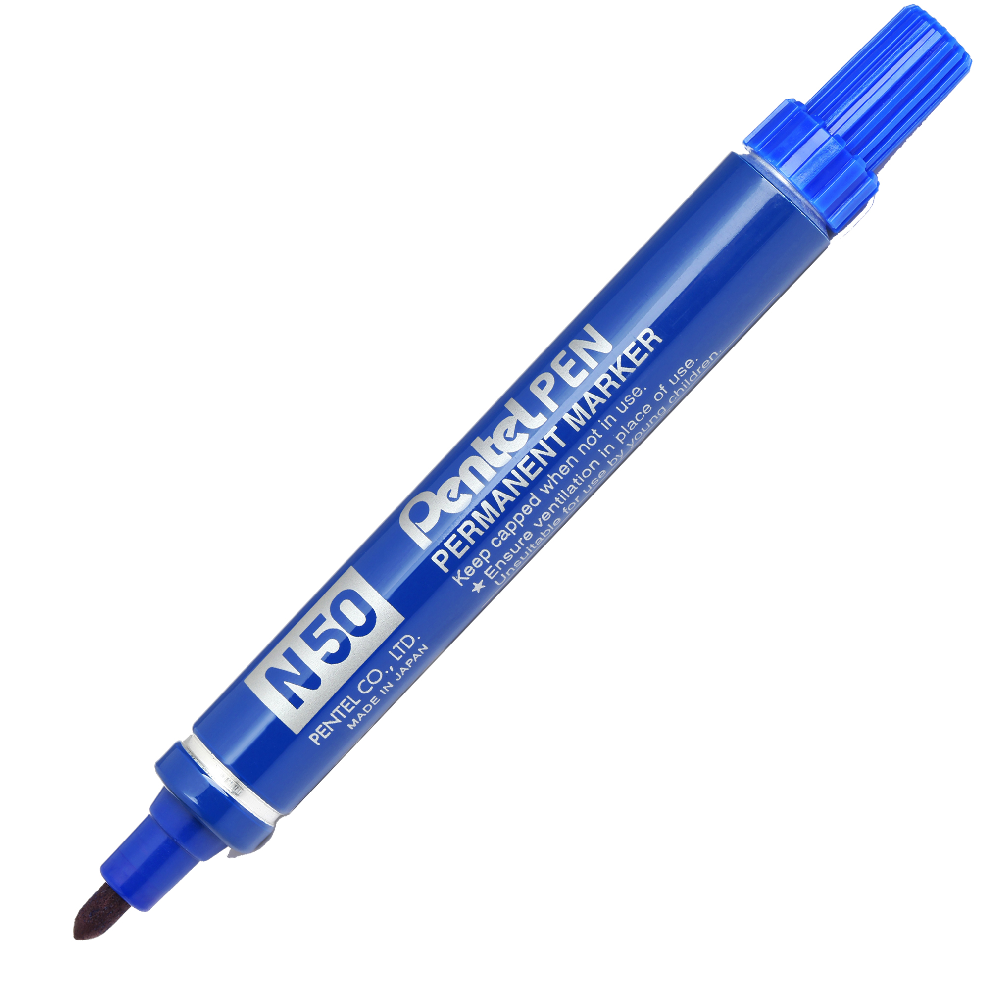 Pentel PEN - Marcatore - permanente - blu - 2.2 mm