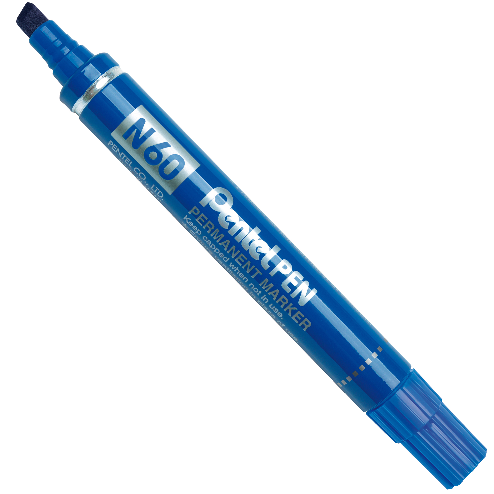 Pentel PEN - Marcatore - permanente - blu - 2.5-7 mm