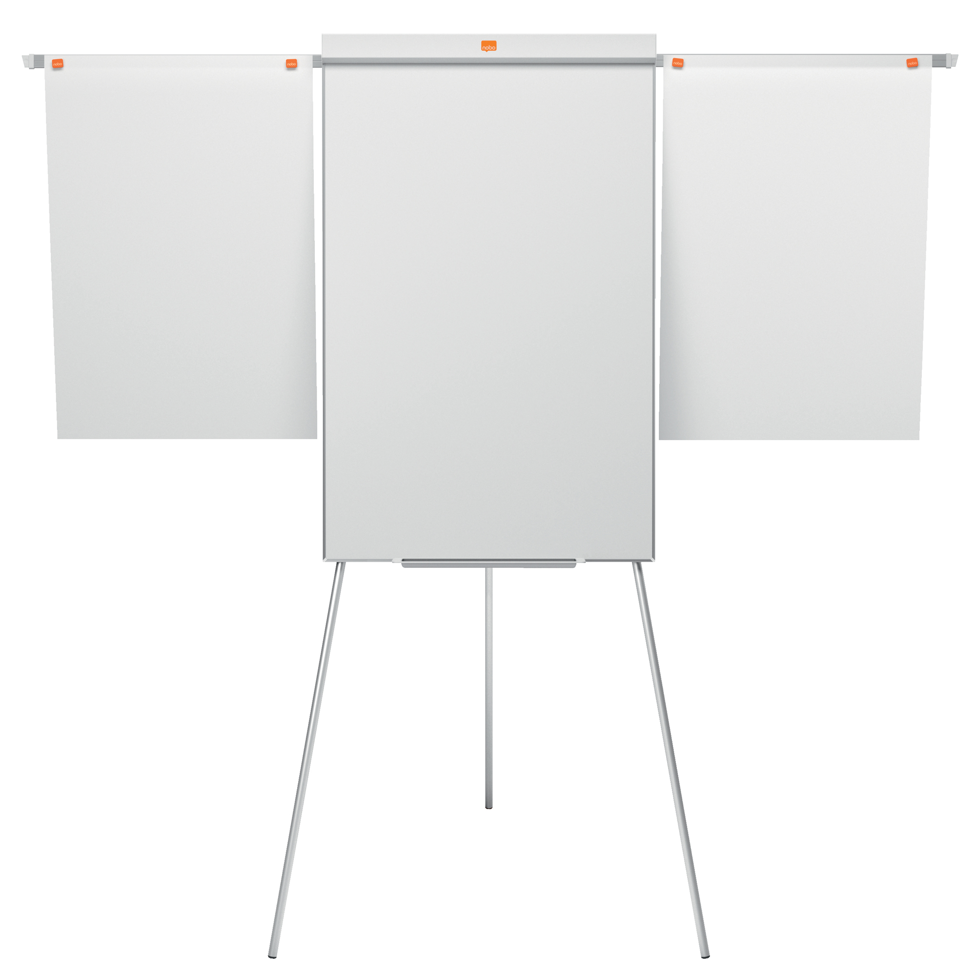 Nobo Shark - Cavalletto - a pavimento - 1000 x 685 mm - acciaio laccato - magnetica - blu, argento