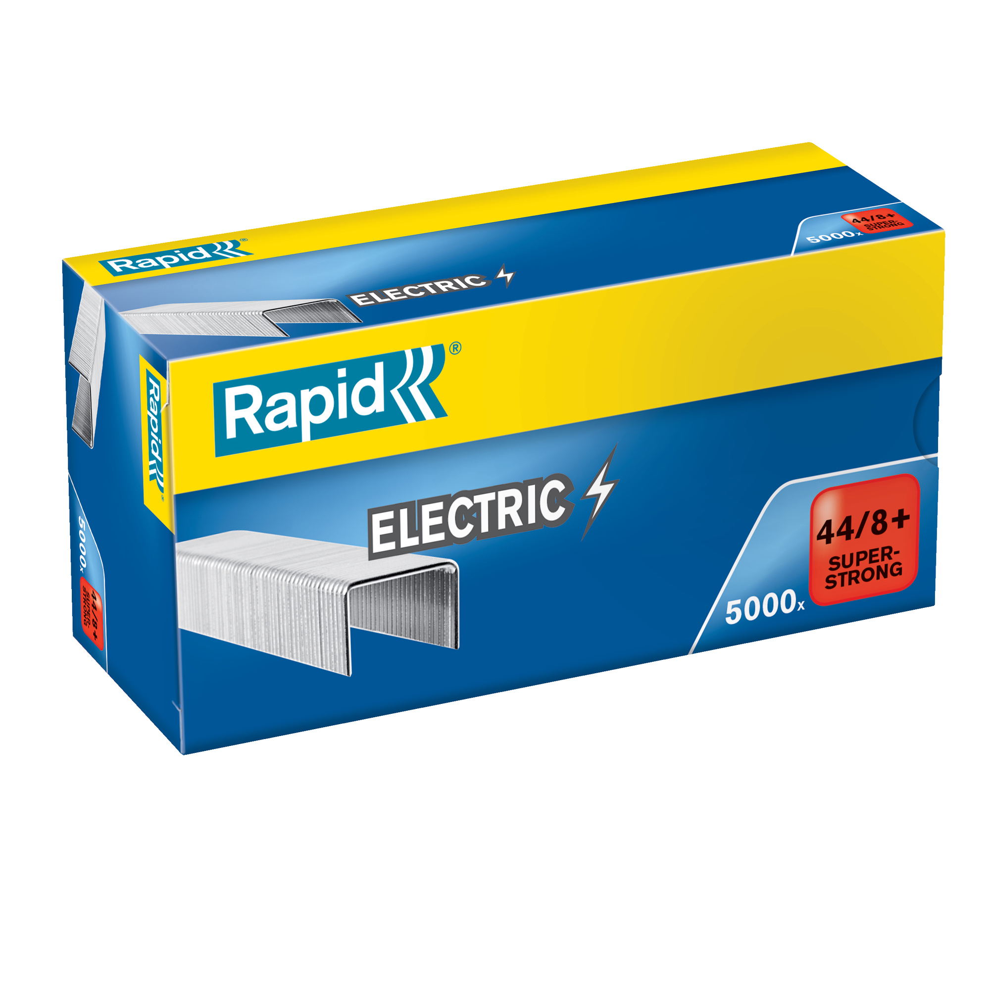 Rapid Super Strong - Punti metallici - 44/8+ - 8.5 mm - filo metallico galvanizzato - pacco da 5000 - per Classic 100E, 105E, 106E