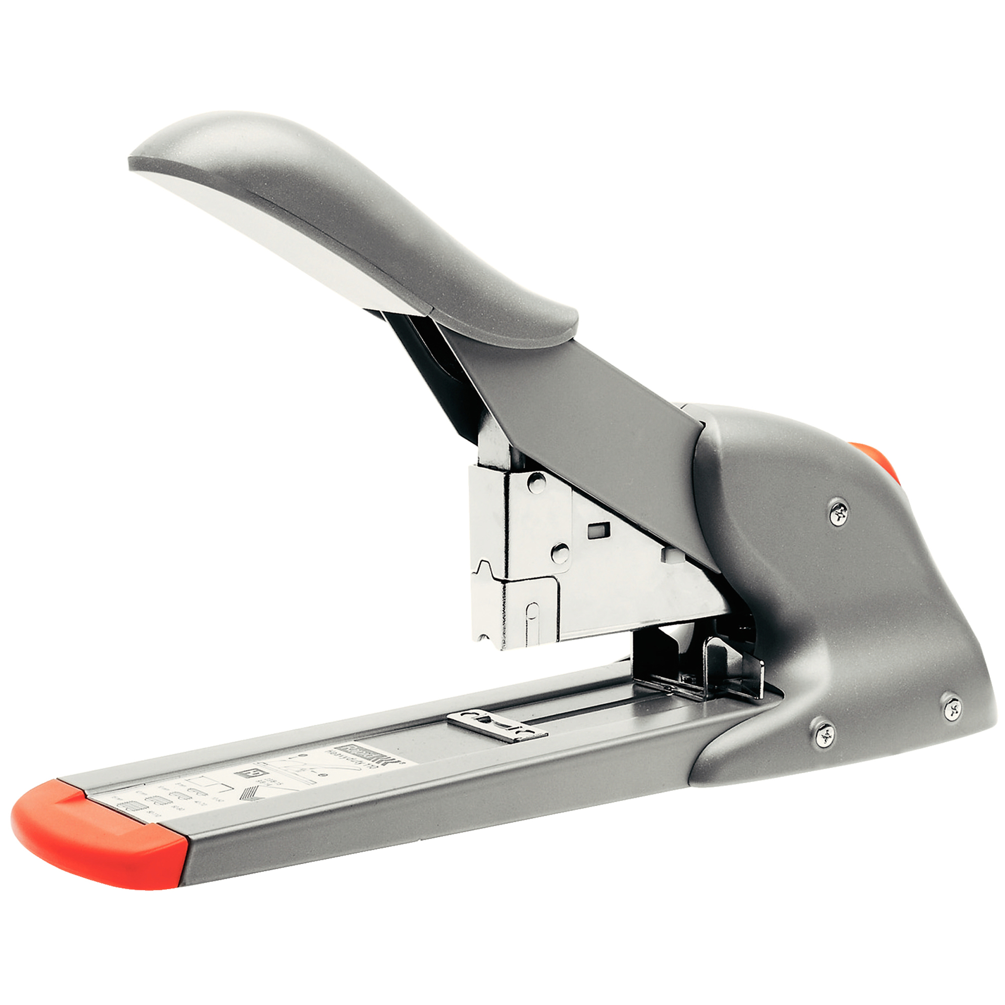 Rapid Fashion HD110 - Cucitrice - carico pesante - 110 fogli - 23/8-23/15, 9/8-9/14 - plastica, metallo - argento, arancione